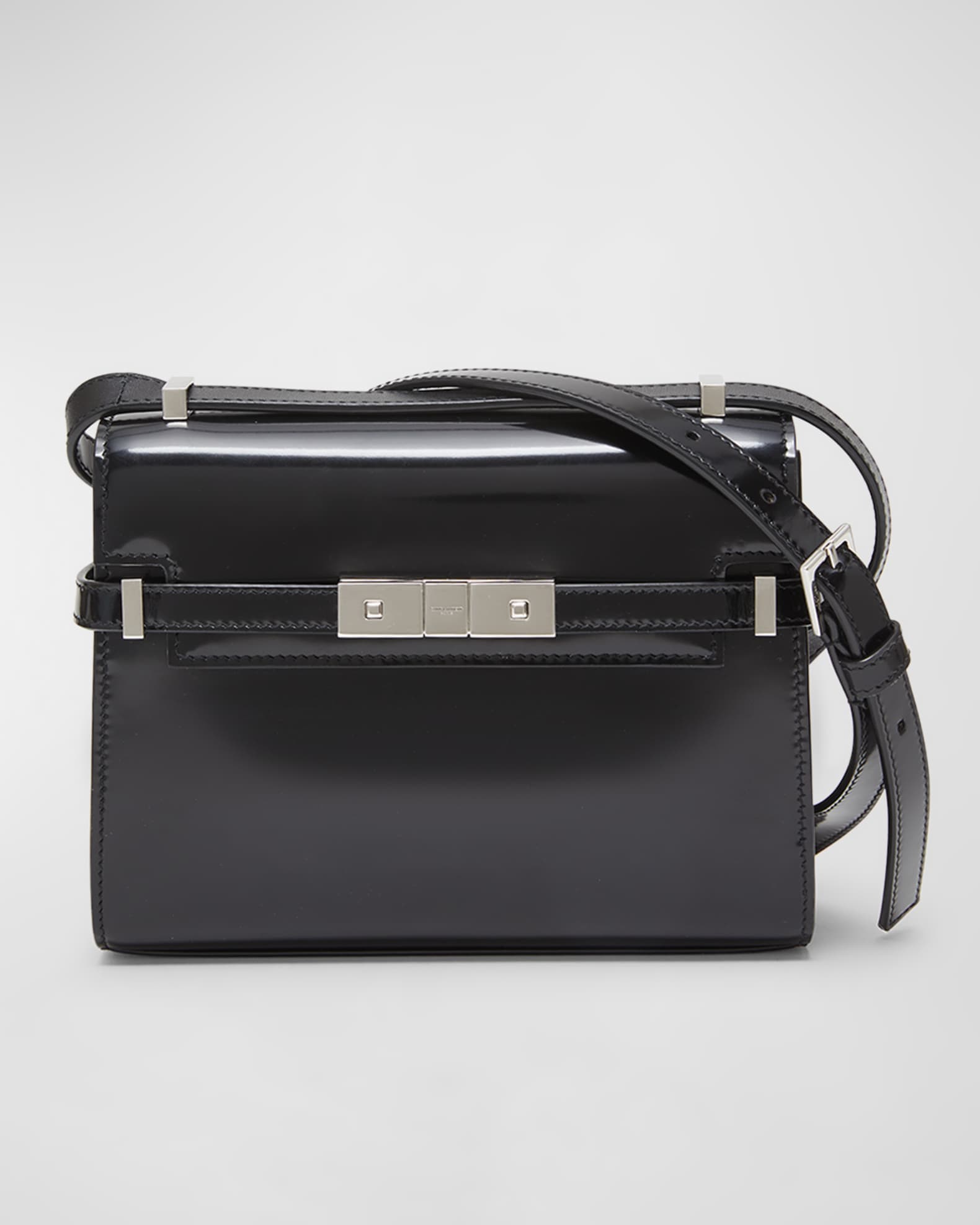 Delvaux Tempete Micro Patent Bag - Neutrals Handle Bags, Handbags