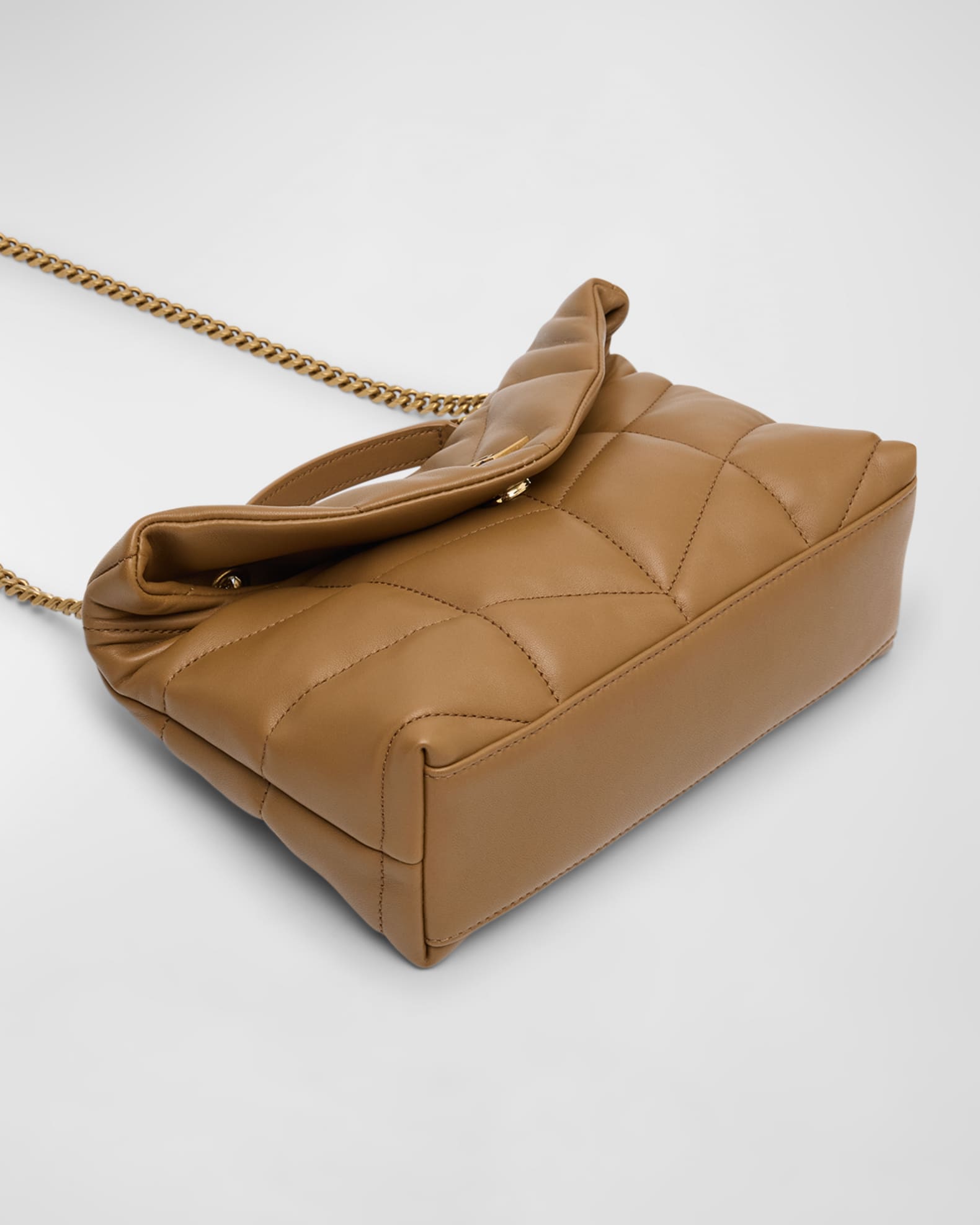 Lou Puffer Toy YSL Shoulder Bag in Quilted Leather 1