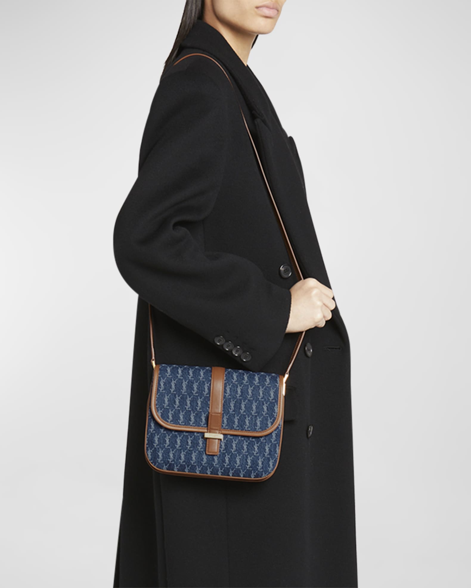 Ysl monogram satchel online