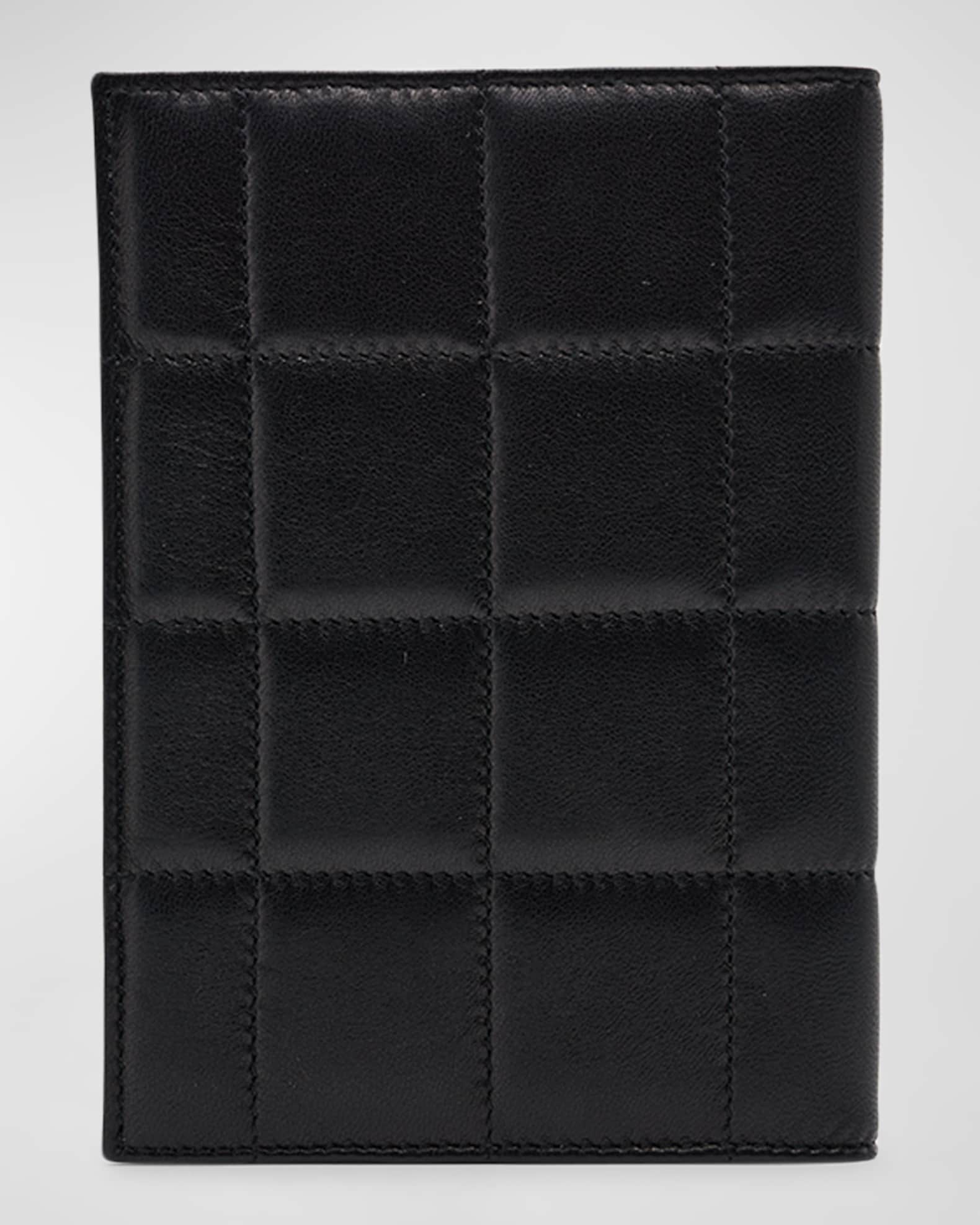 Saint Laurent Quilted Leather Passport Case