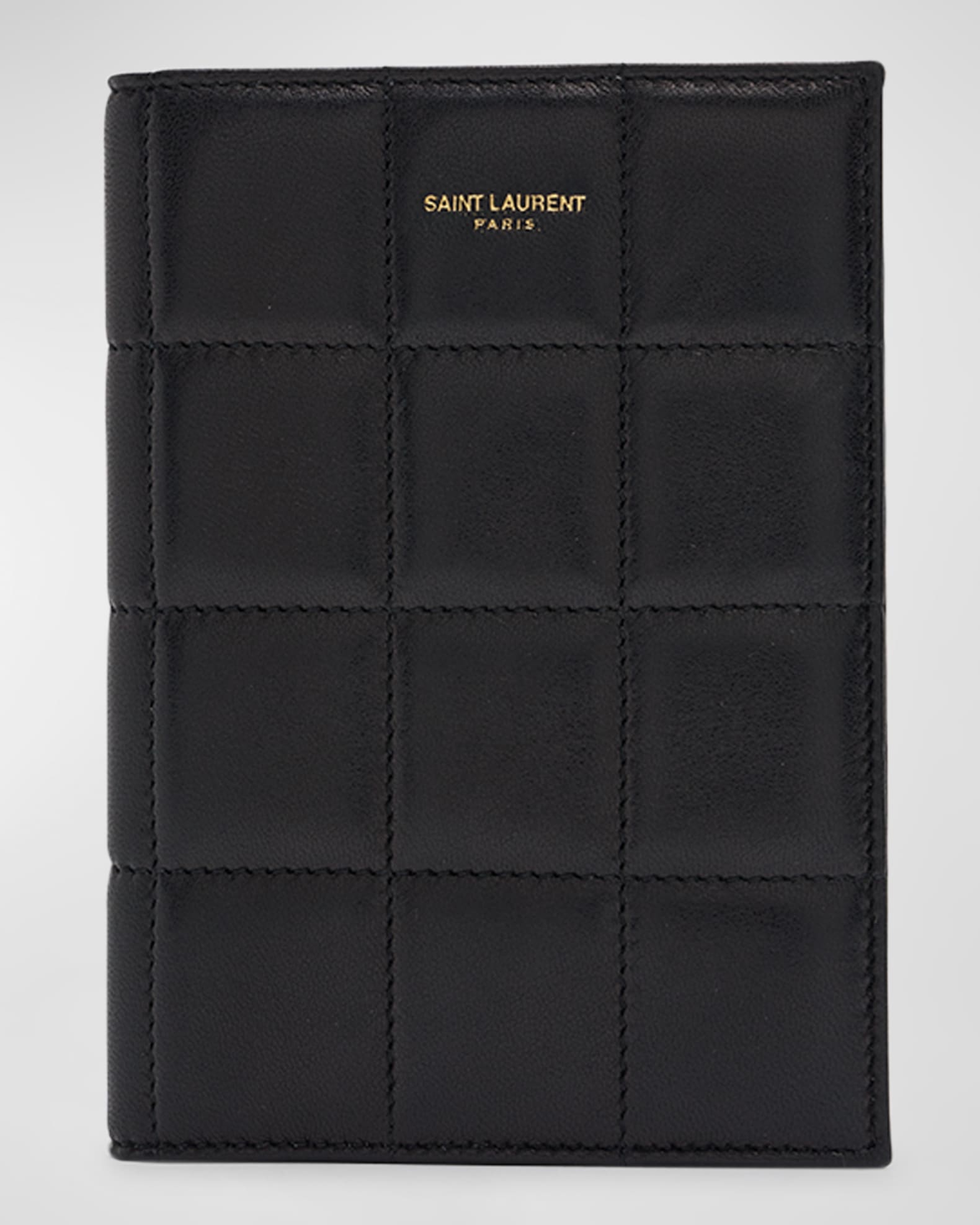 Shop Saint Laurent Unisex Street Style Passport Cases