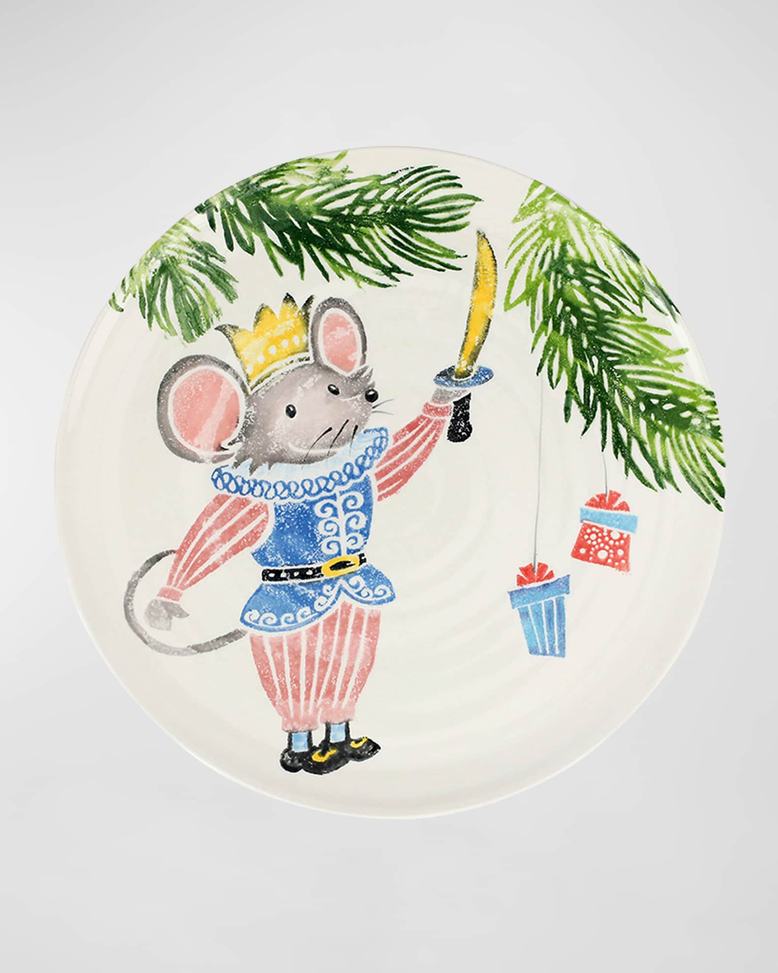 Nutcrackers Mouse King Round Platter  0