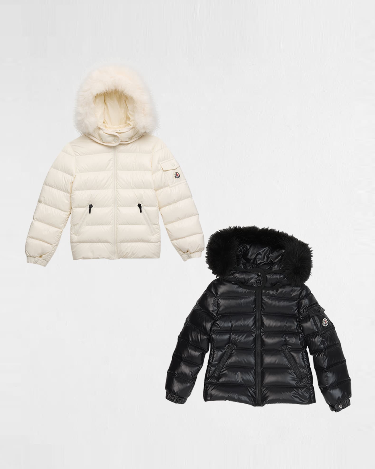 Kids Bady Faux Fur Quilted Jacket