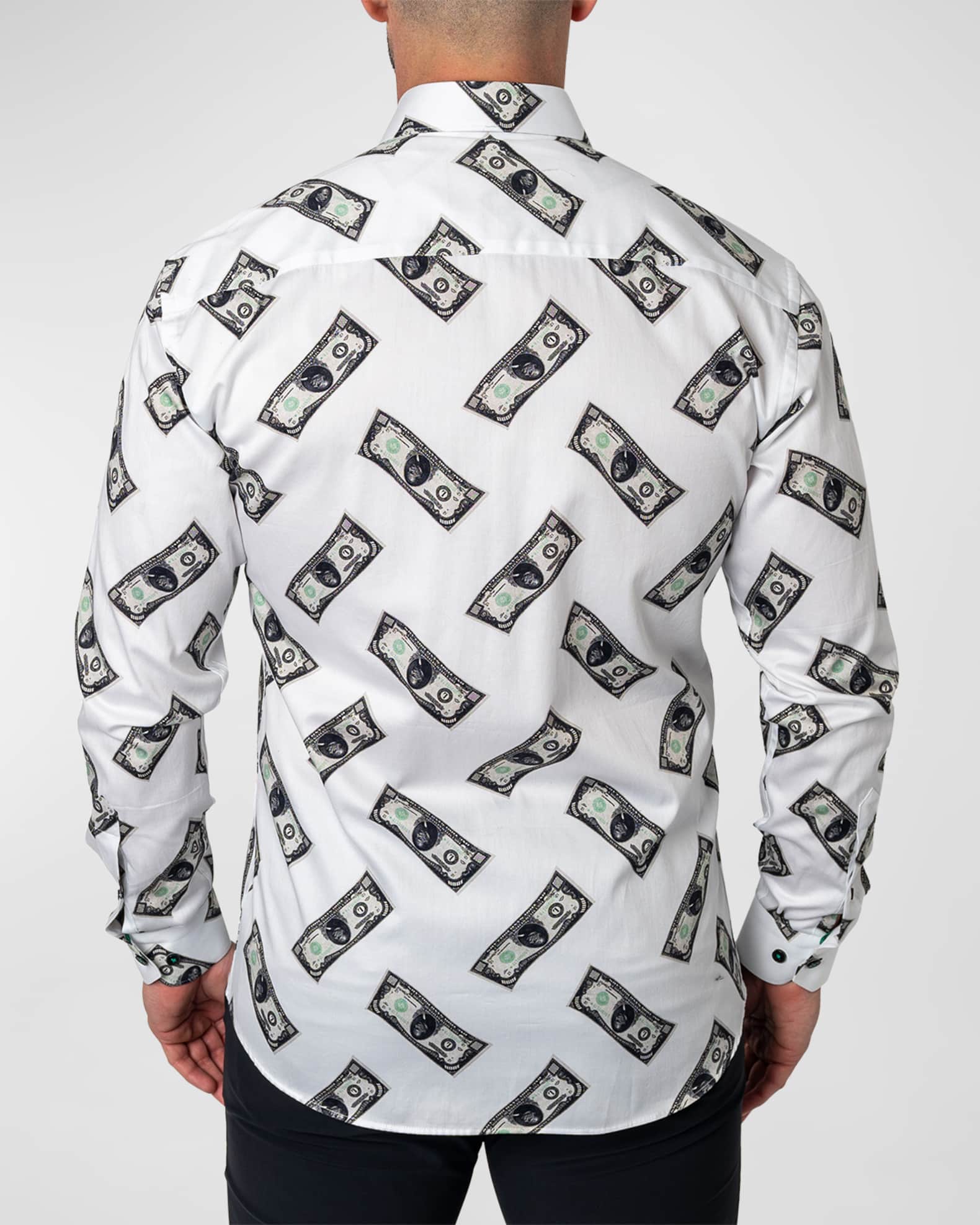 Men's Fibonacci Money Sport Shirt 1