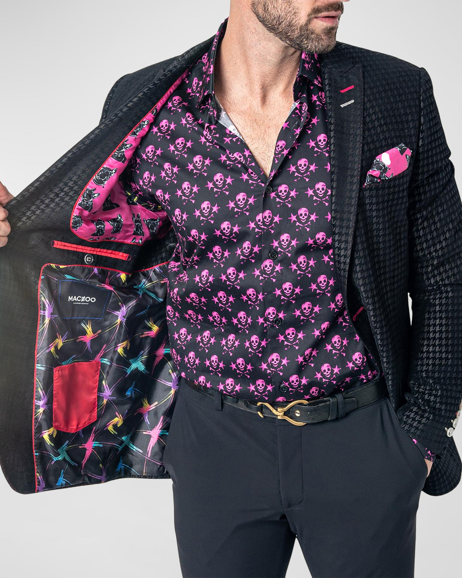 Maceoo Men's Descartes Houndstooth Blazer | Neiman Marcus
