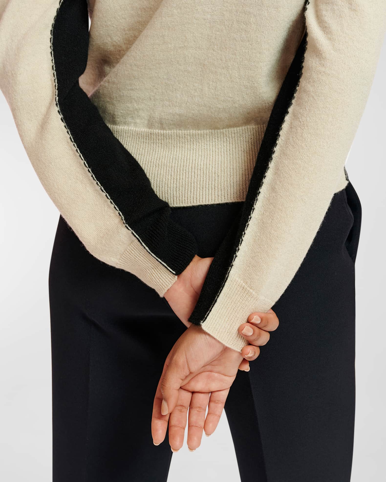 Merino wool and cashmere-blend sweater