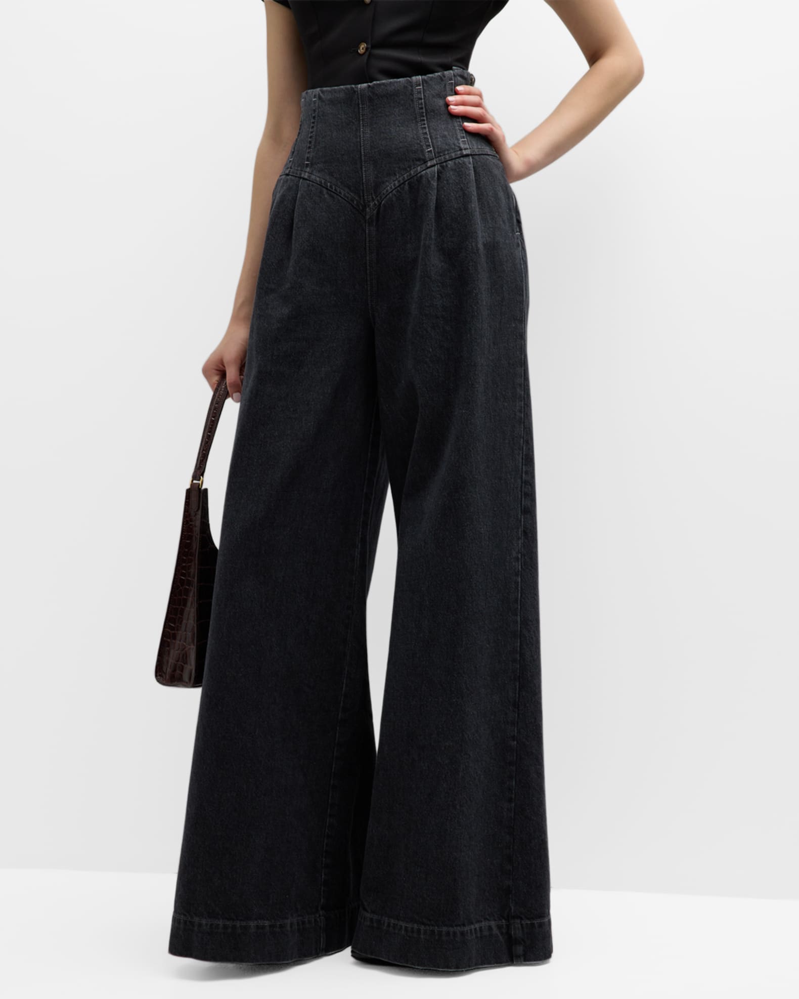 Pantalones COS De Pierna Recta En Denim Orgánico Para Mujer