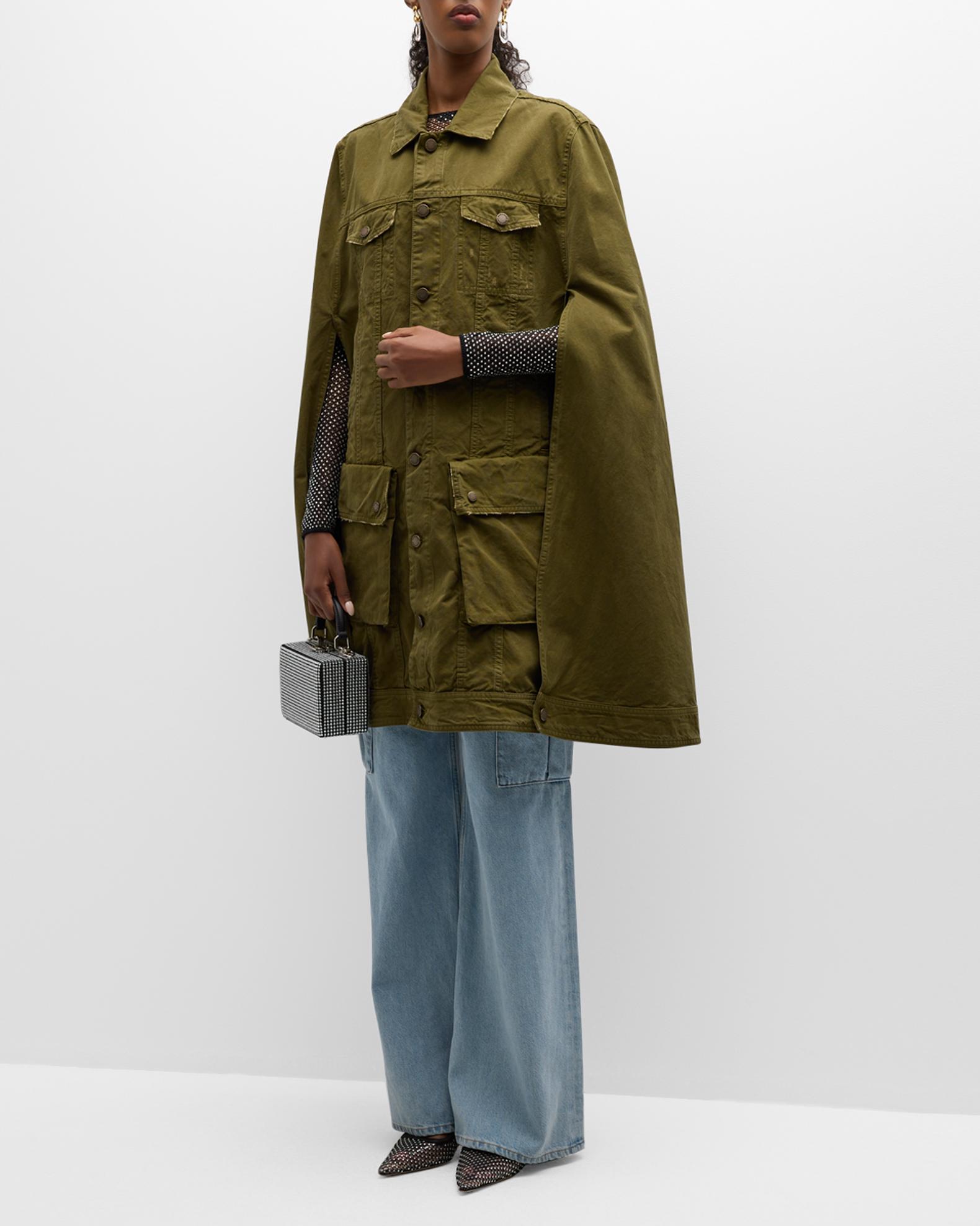 DARKPARK Kate Utility Cape | Neiman Marcus