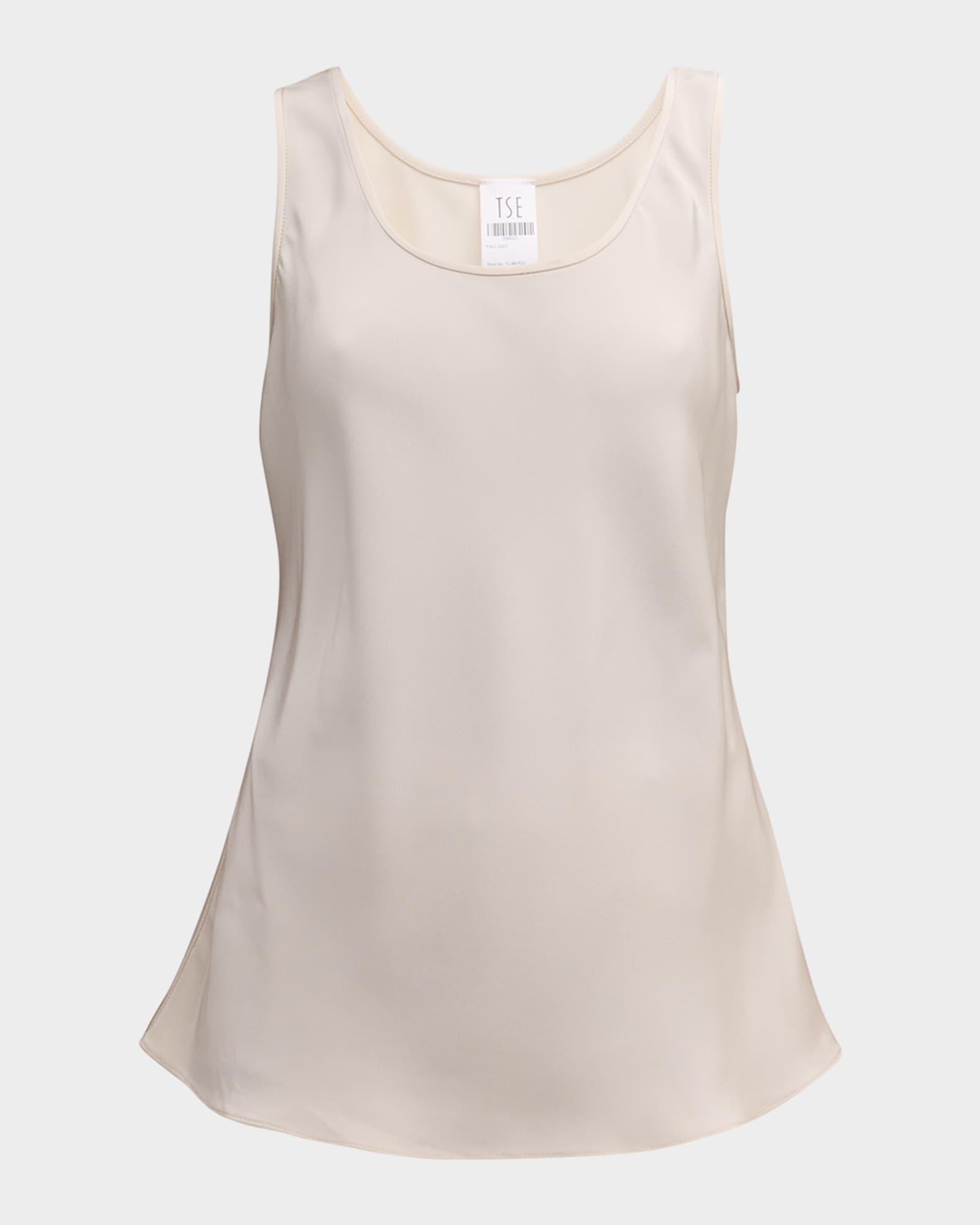 Silk Scoop-Neck Tank 0