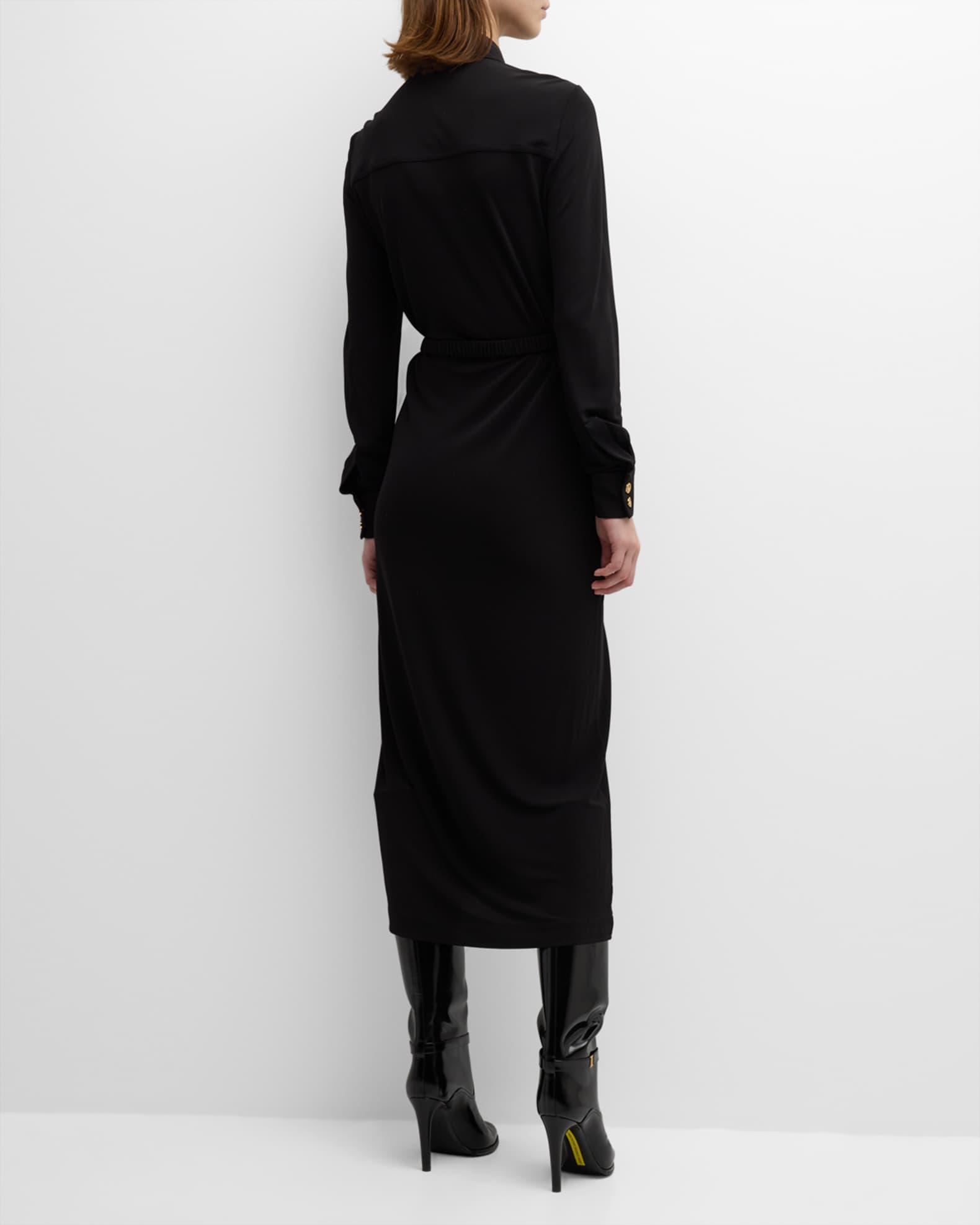 TOC Jersey Belted Dress w/pockets
