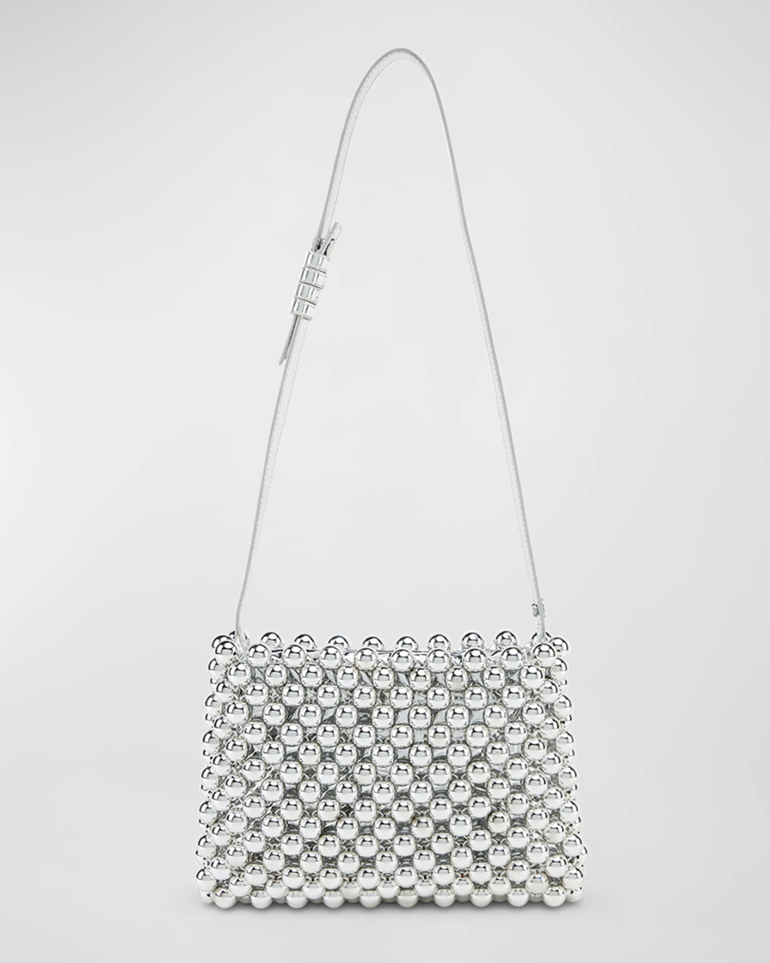 Simon Miller Puffin Mini Metallic Beaded Shoulder Bag | Neiman Marcus