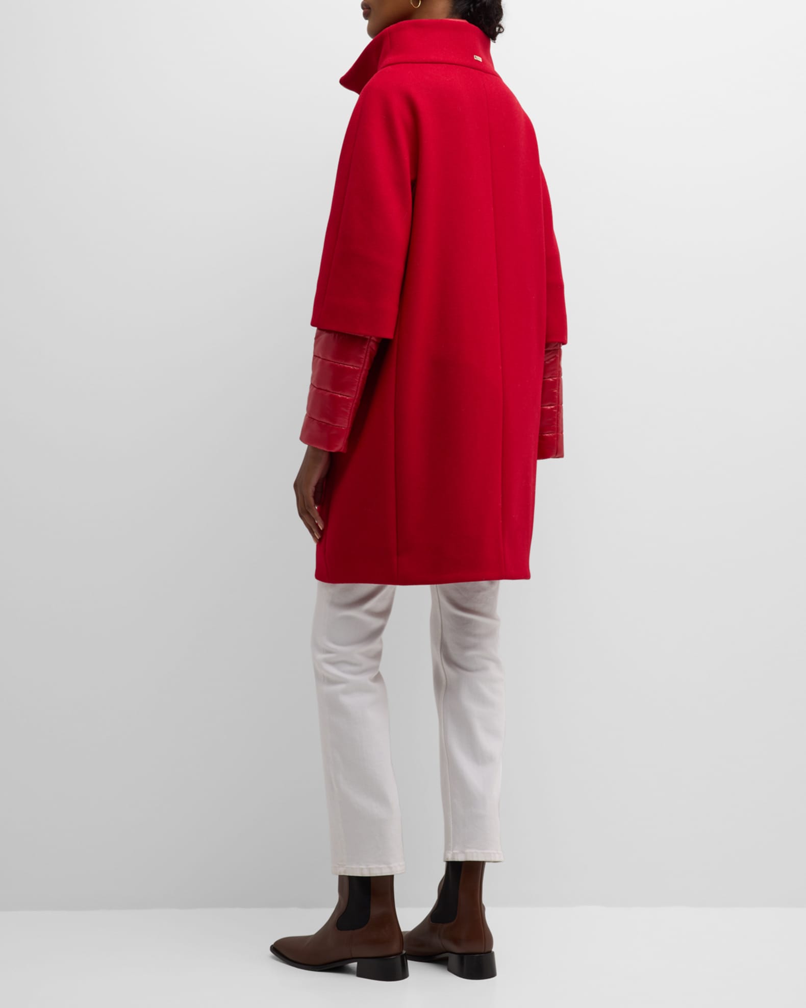 Herno EcoWool Cocoon Coat with Wind Guard Neiman Marcus