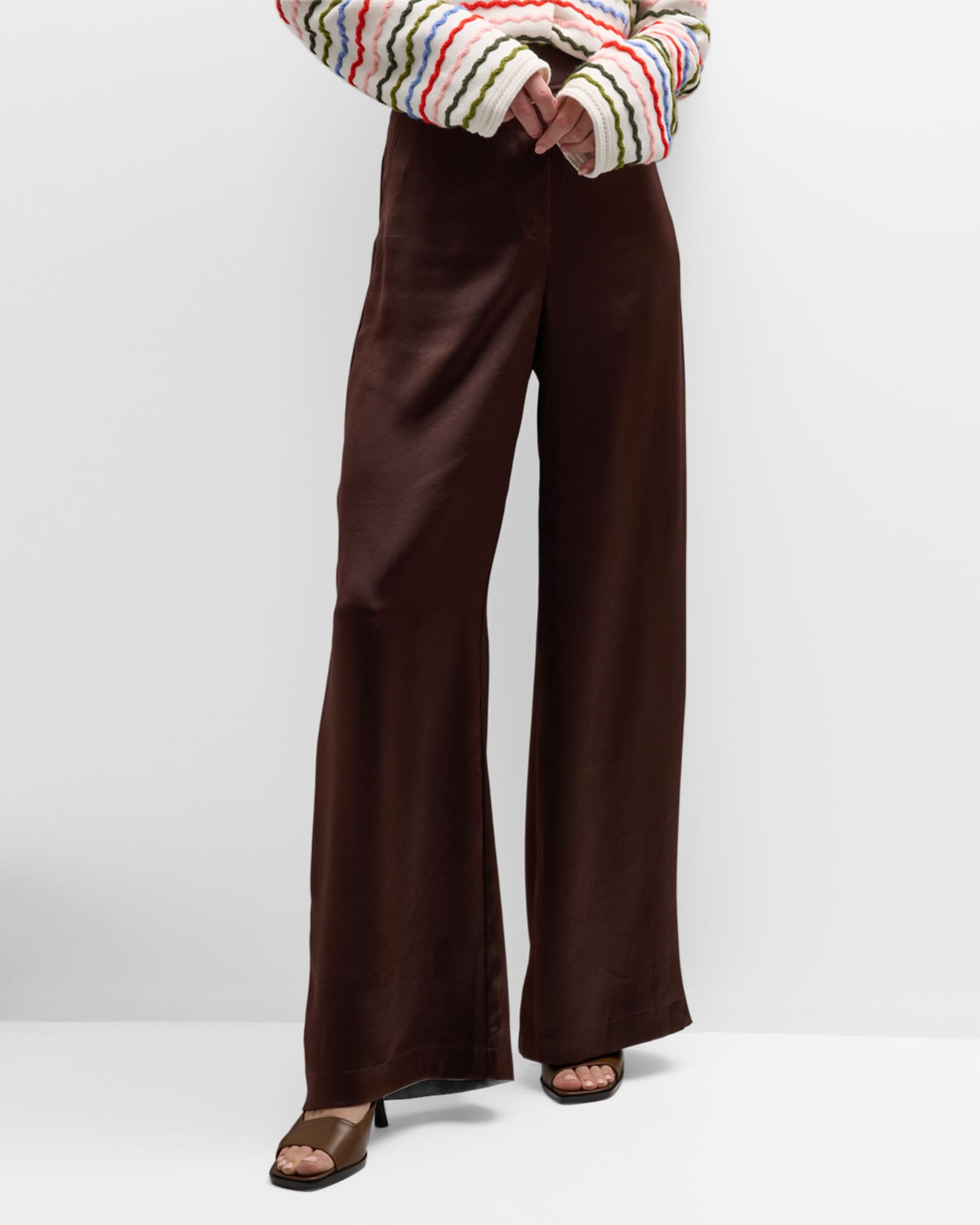 La Ligne Soft Tailored Silk Pants | Neiman Marcus