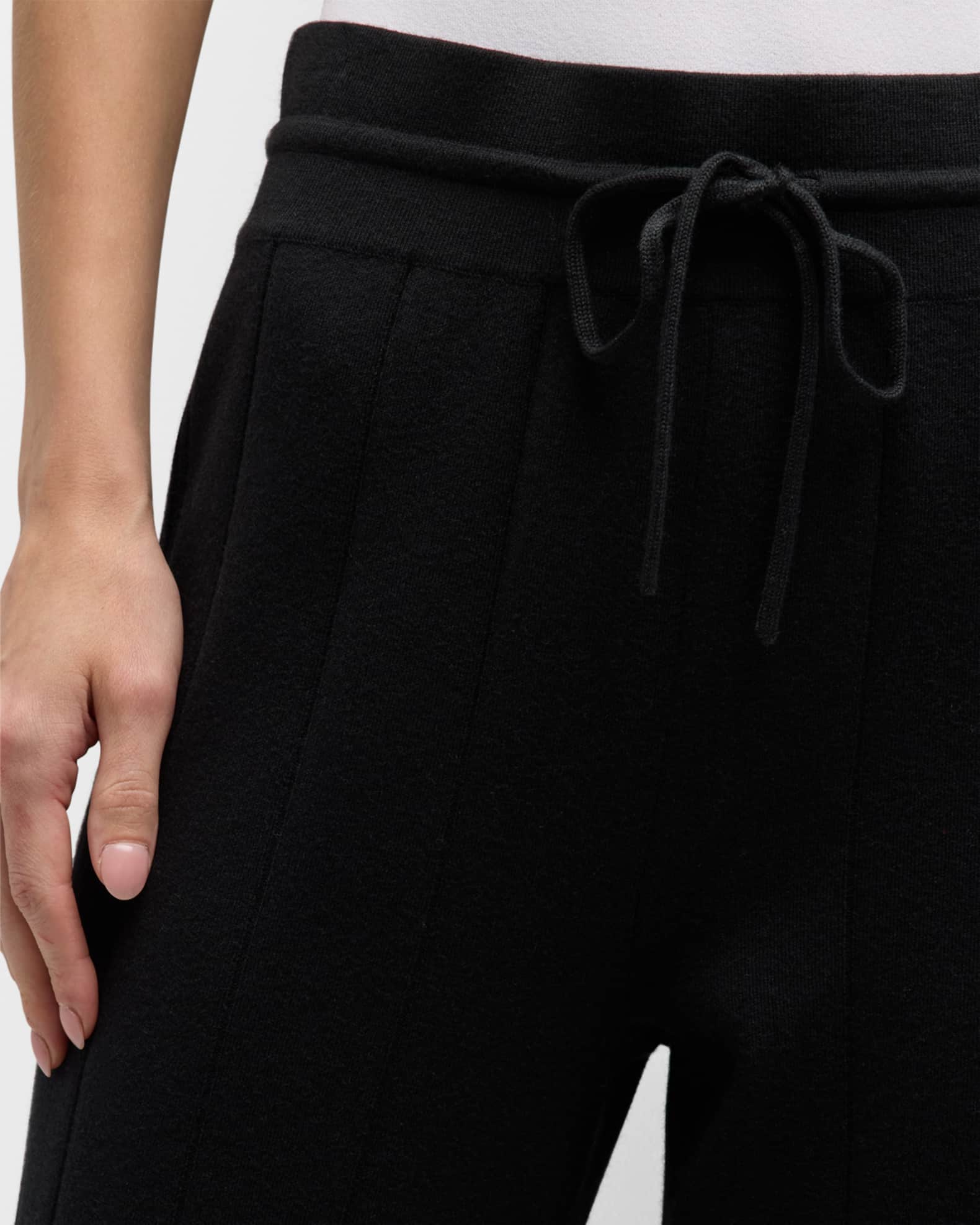 La Ligne Molly Cashmere Split-Cuff Pants | Neiman Marcus