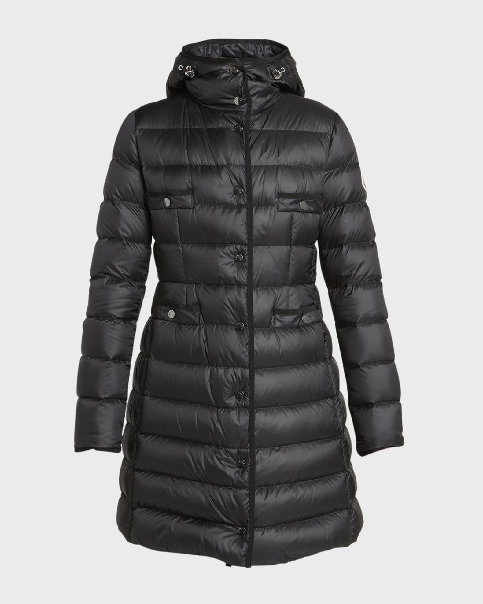 Moncler Hirma Hooded Long Puffer Jacket | Neiman Marcus