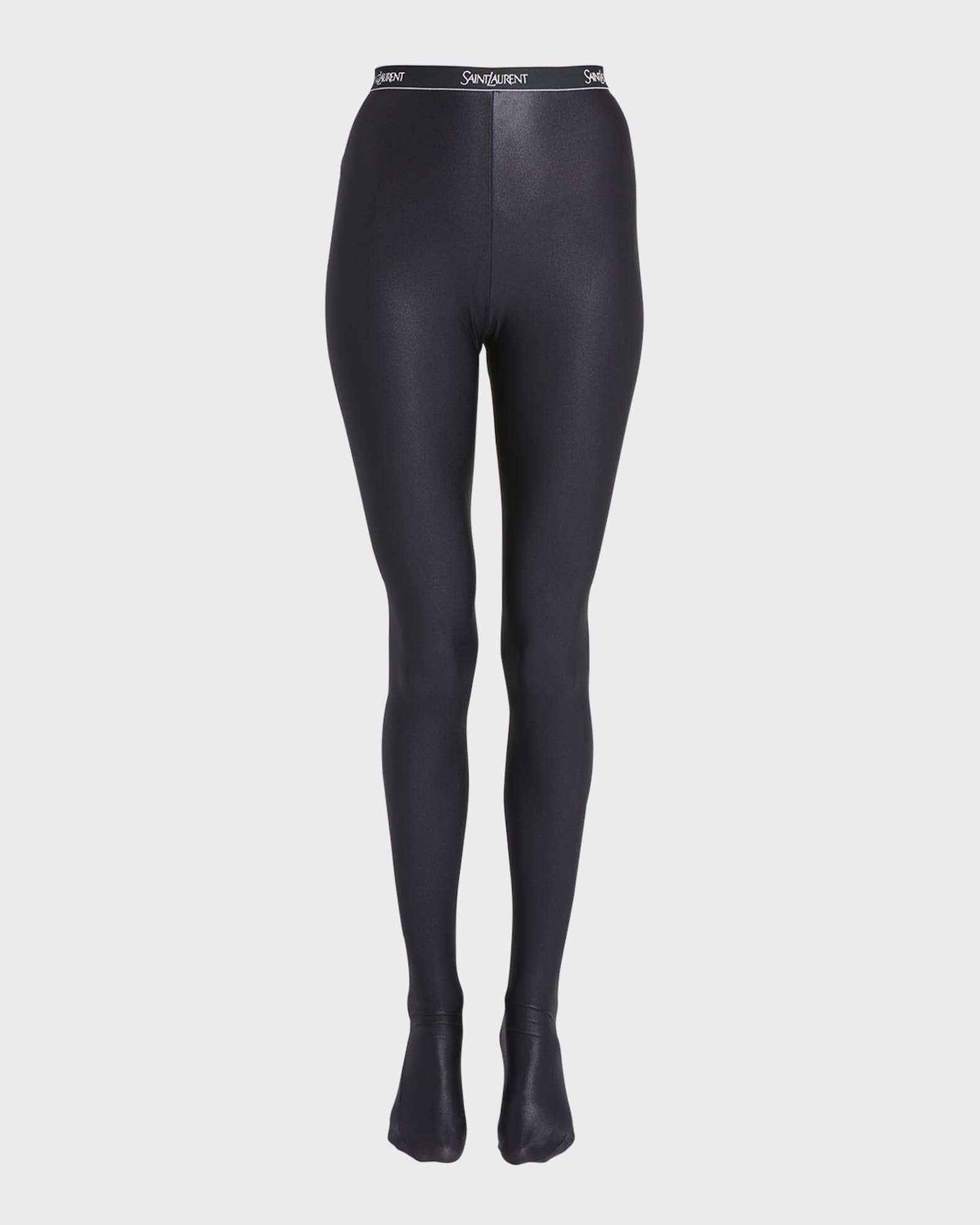Shiny white leggings on sale