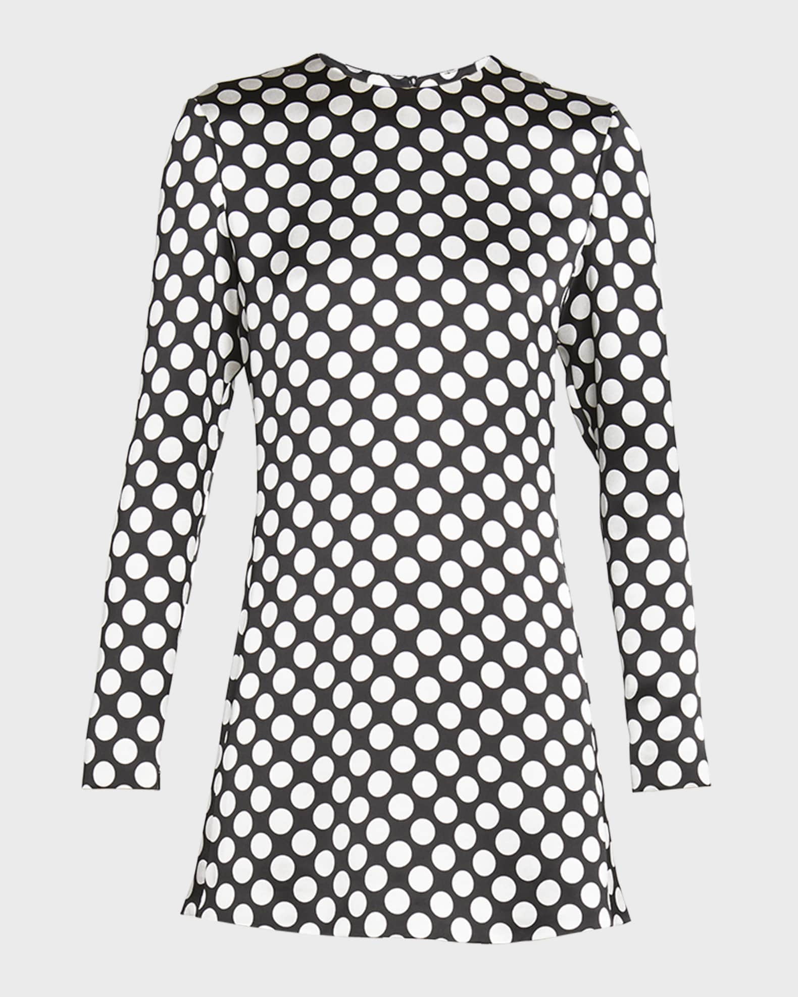 Saint laurent online polka dot dress