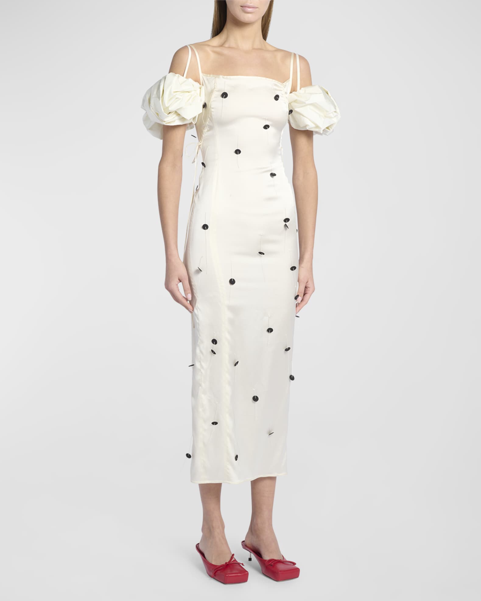 Jacquemus polka dot dress outlet