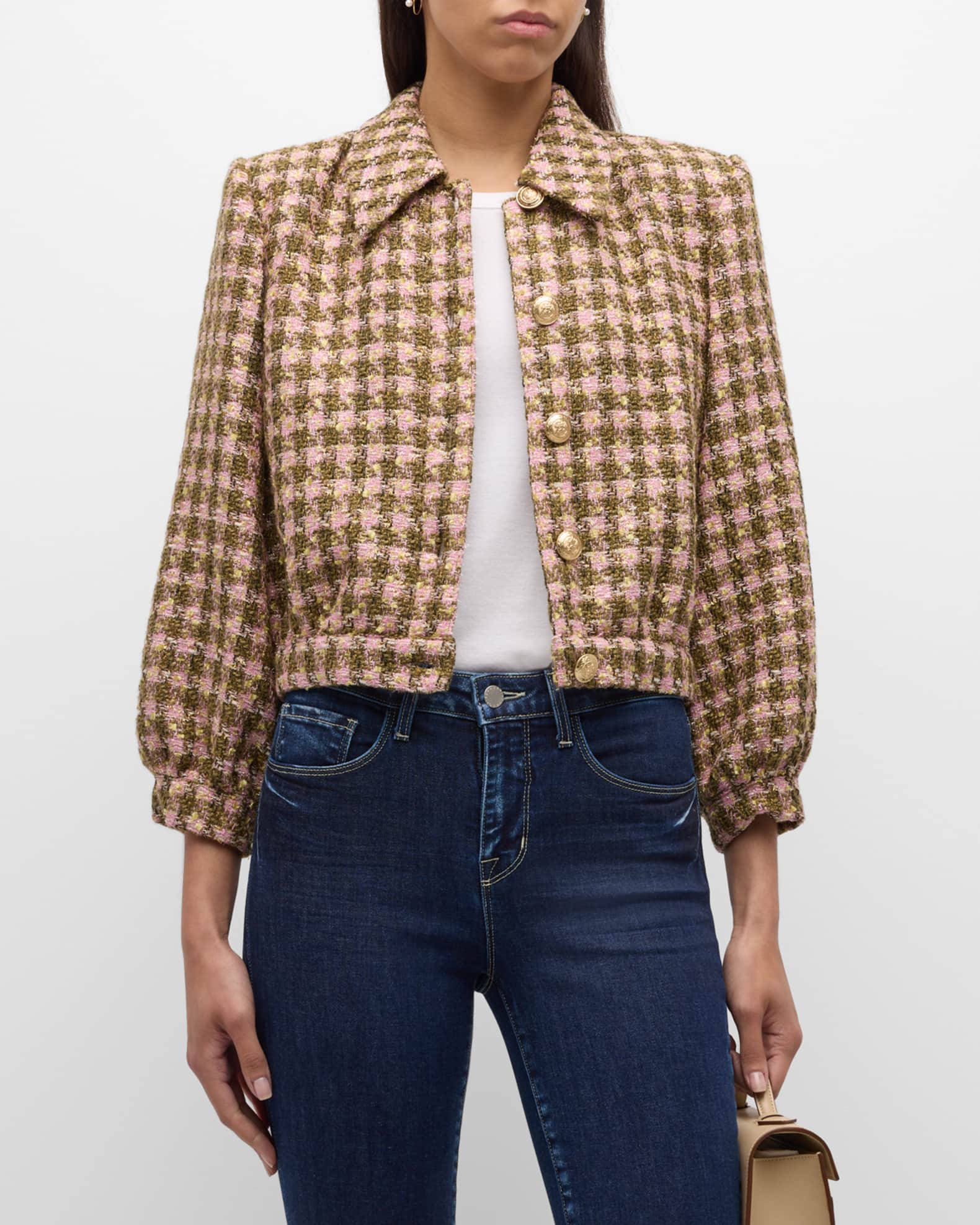 Tweed Cropped Jacket | The Parisian Jacket
