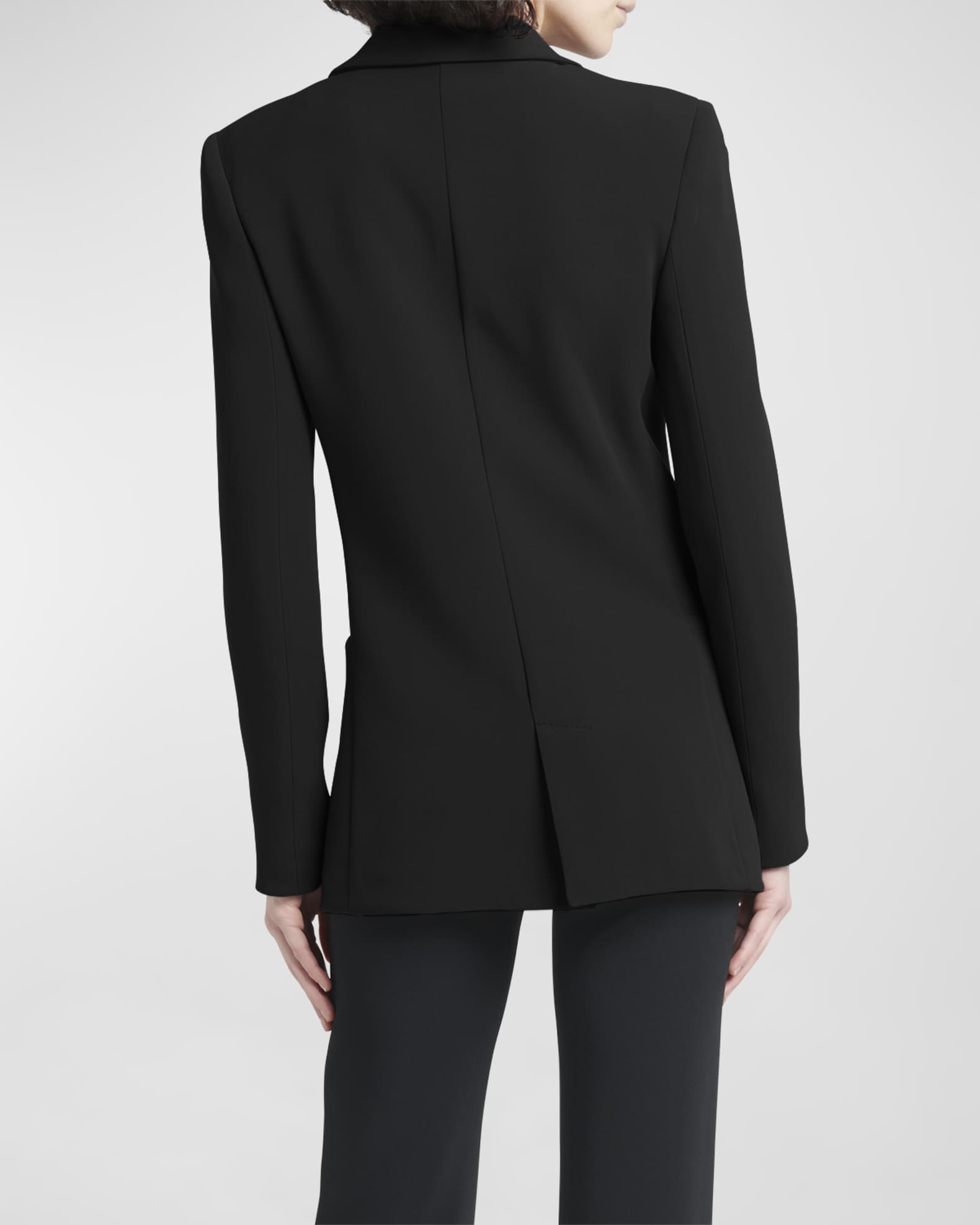 Giorgio Armani Double Breasted Cady Blazer Jacket Neiman Marcus