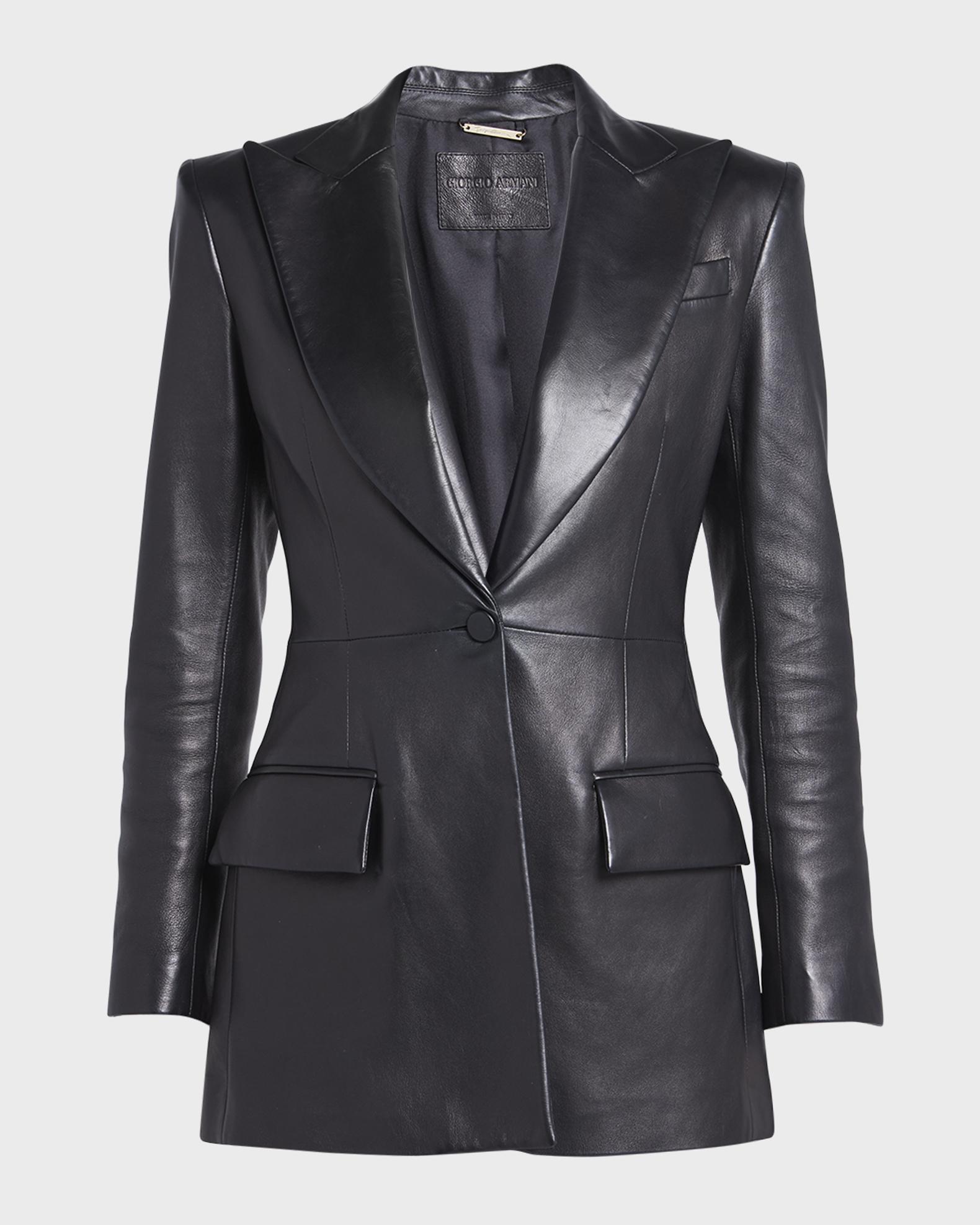 Men's Single Beasted Blazer - Natural