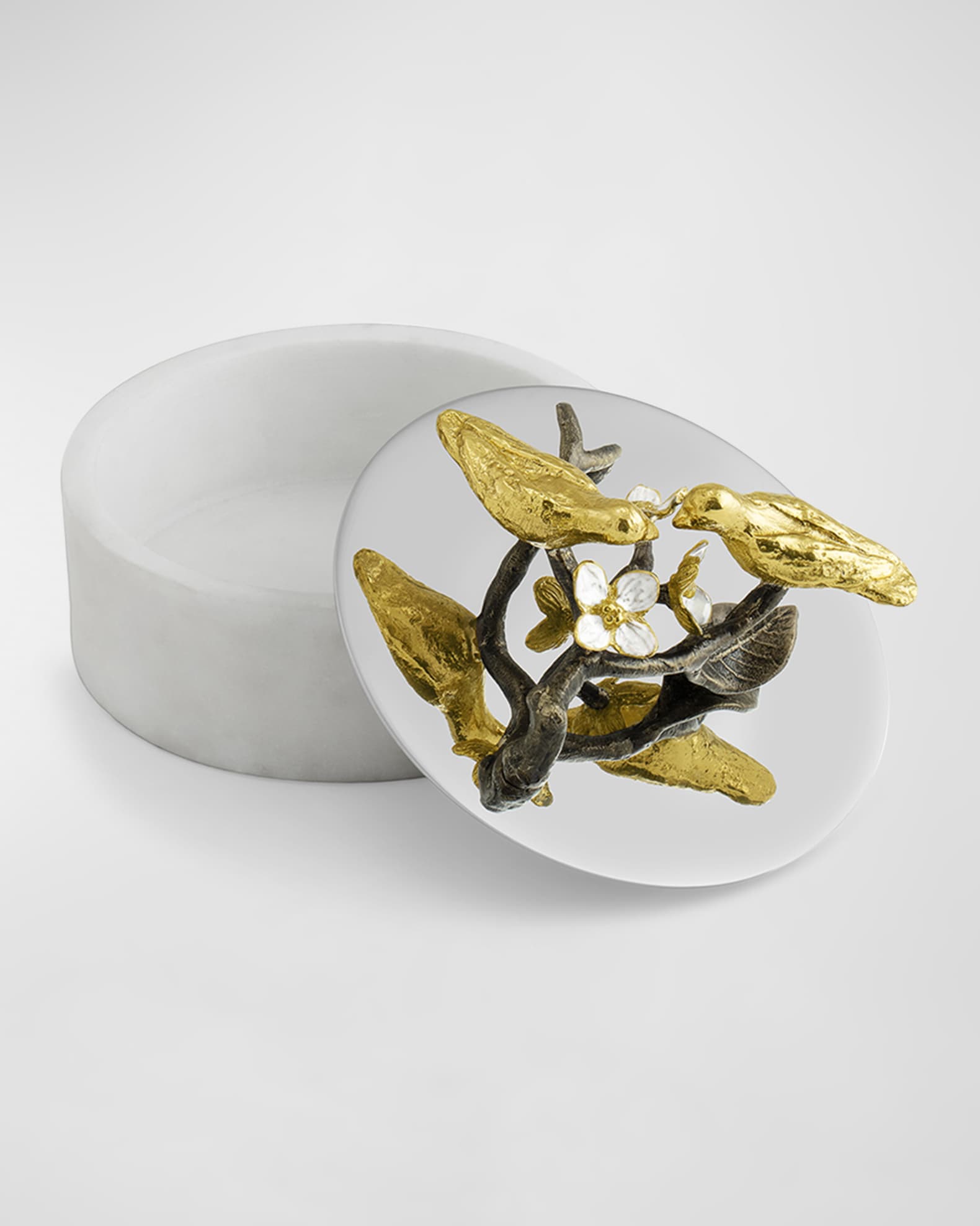 Michael Aram Lovebirds Trinket Box | Neiman Marcus