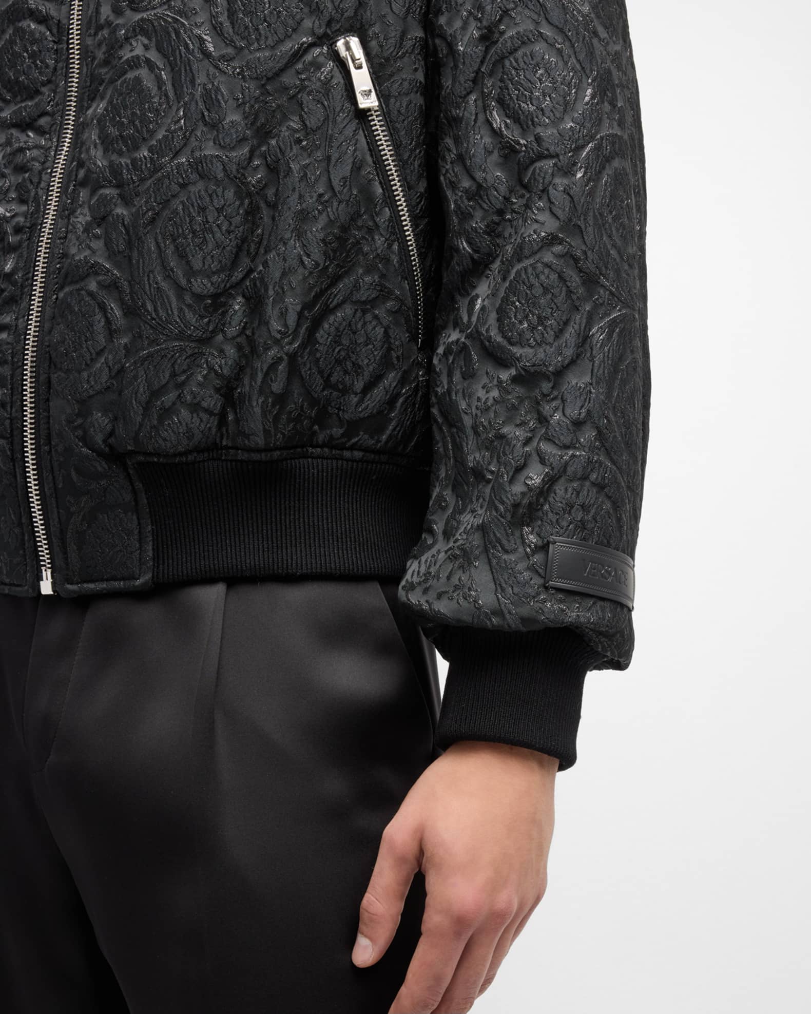 JACQUARD MONOGRAM BOMBER JACKET – Galleria Graffiti