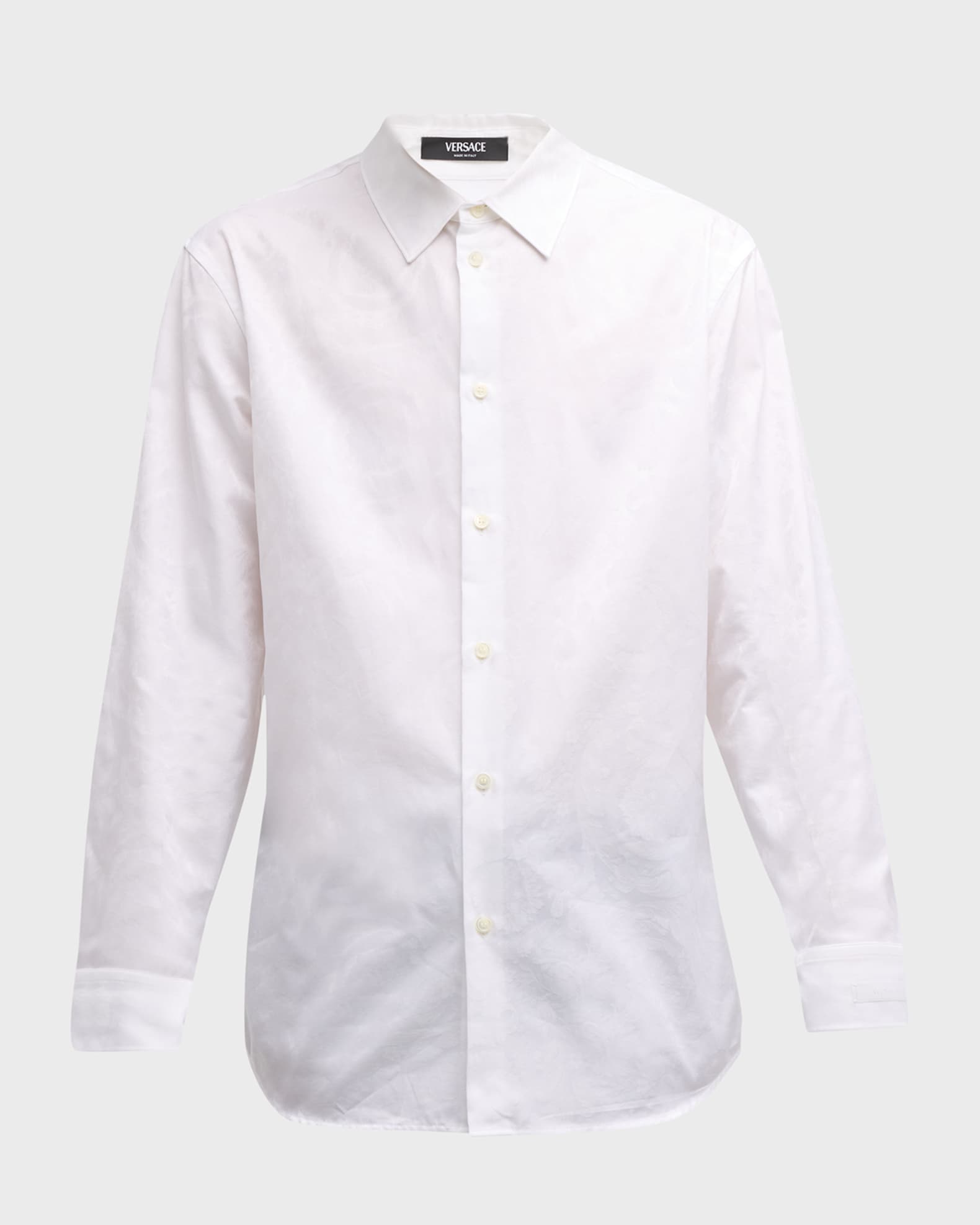 Versace Men's Barocco Jacquard Sport Shirt | Neiman Marcus