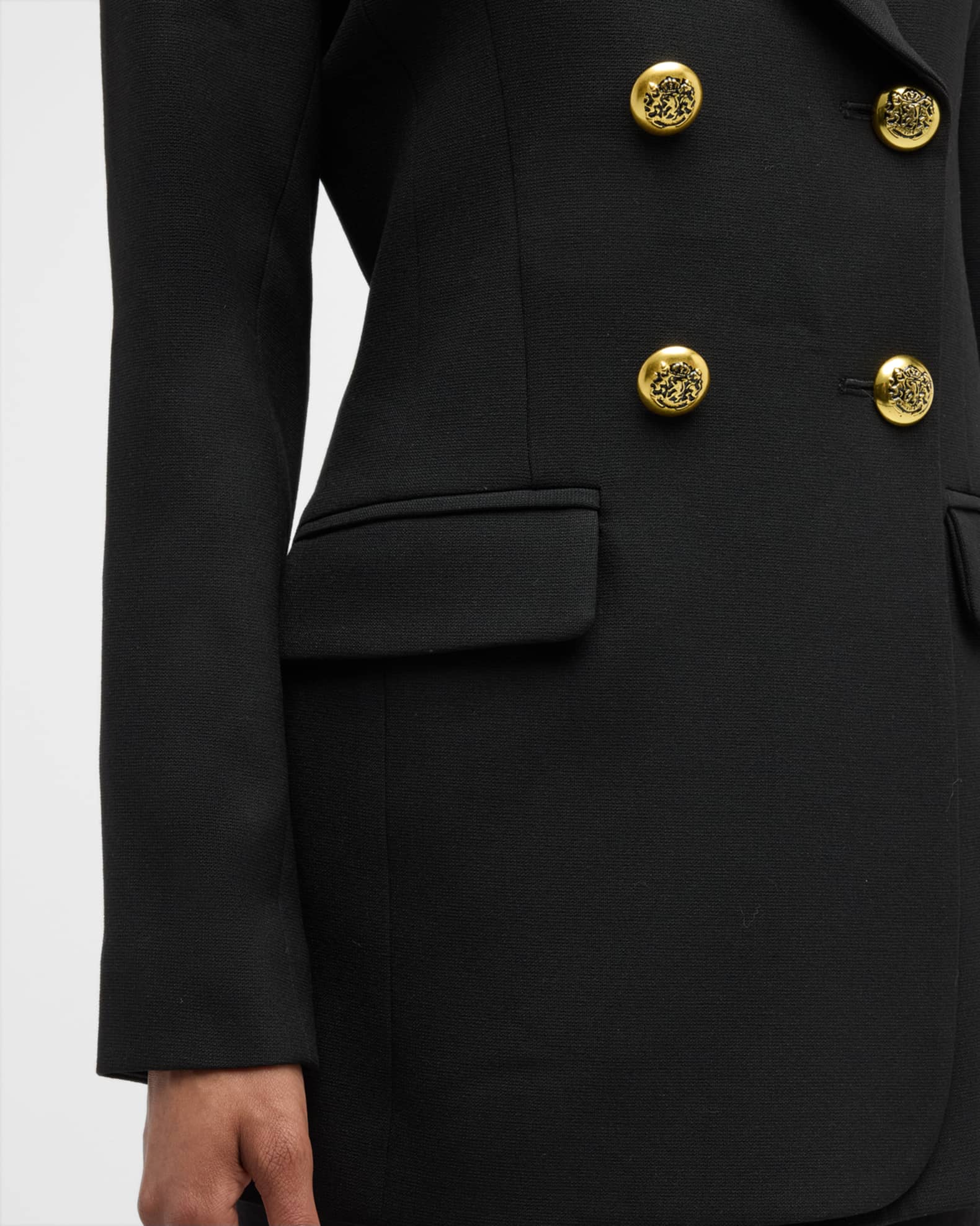 ジャケット・アウター Collarless Double Breasted Suit Jacket ASOS DESIGN collarless double breasted boxy suit jacket in