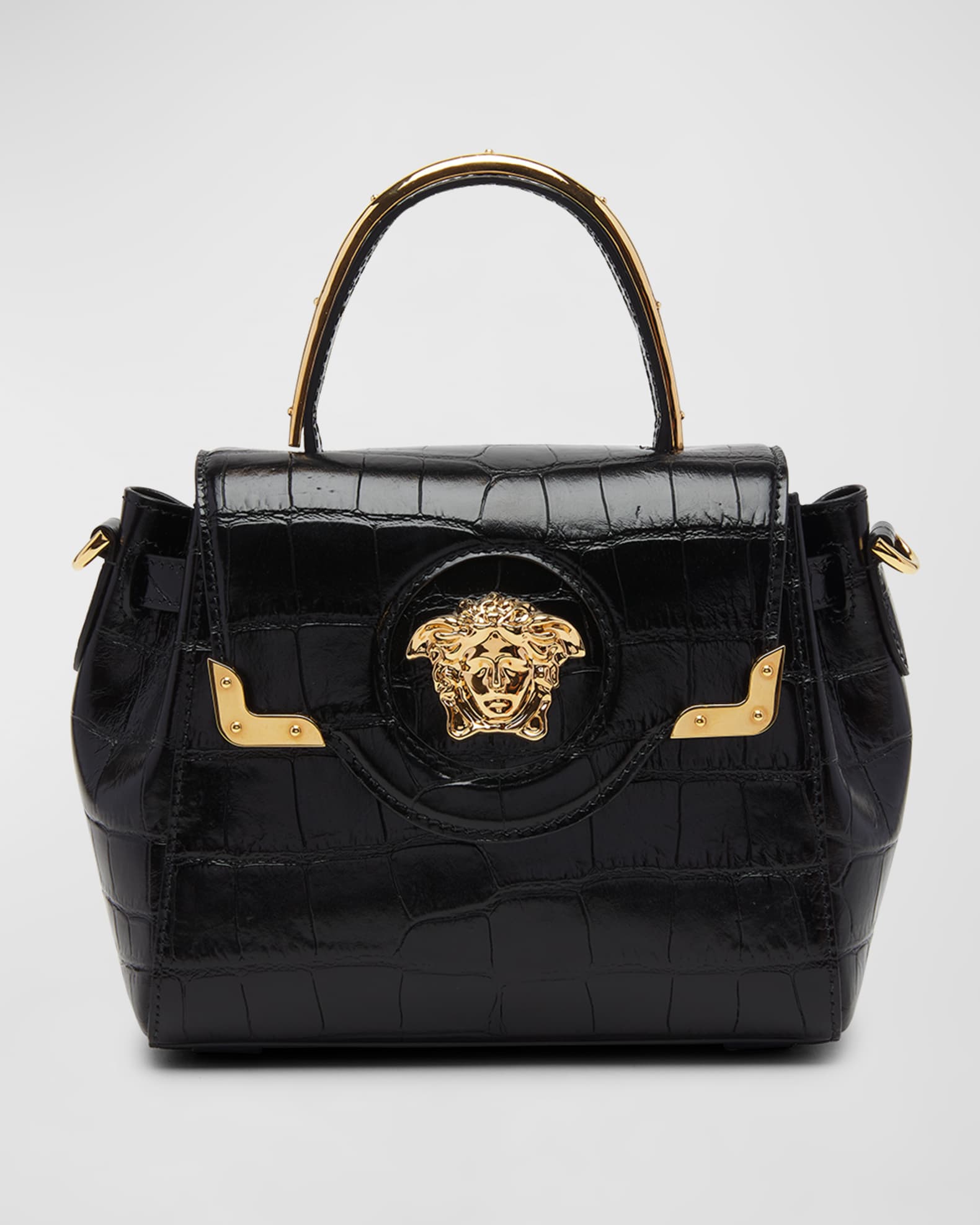 Versace - New w/o Tags - La Medusa Mini Bag - White, Black - Handbag