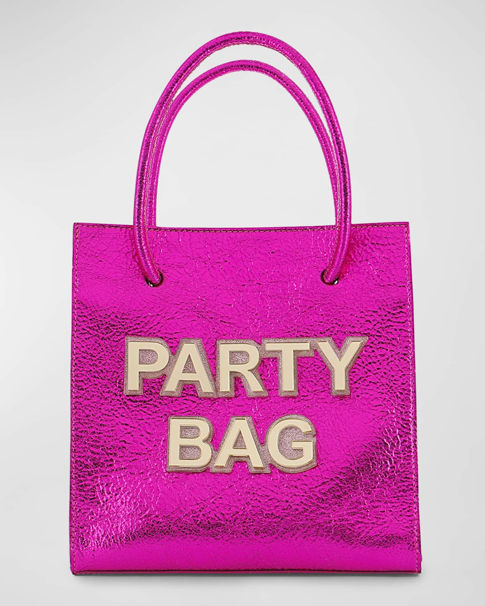 Sophia Webster Mini Party Metallic Leather Tote Bag | Neiman Marcus