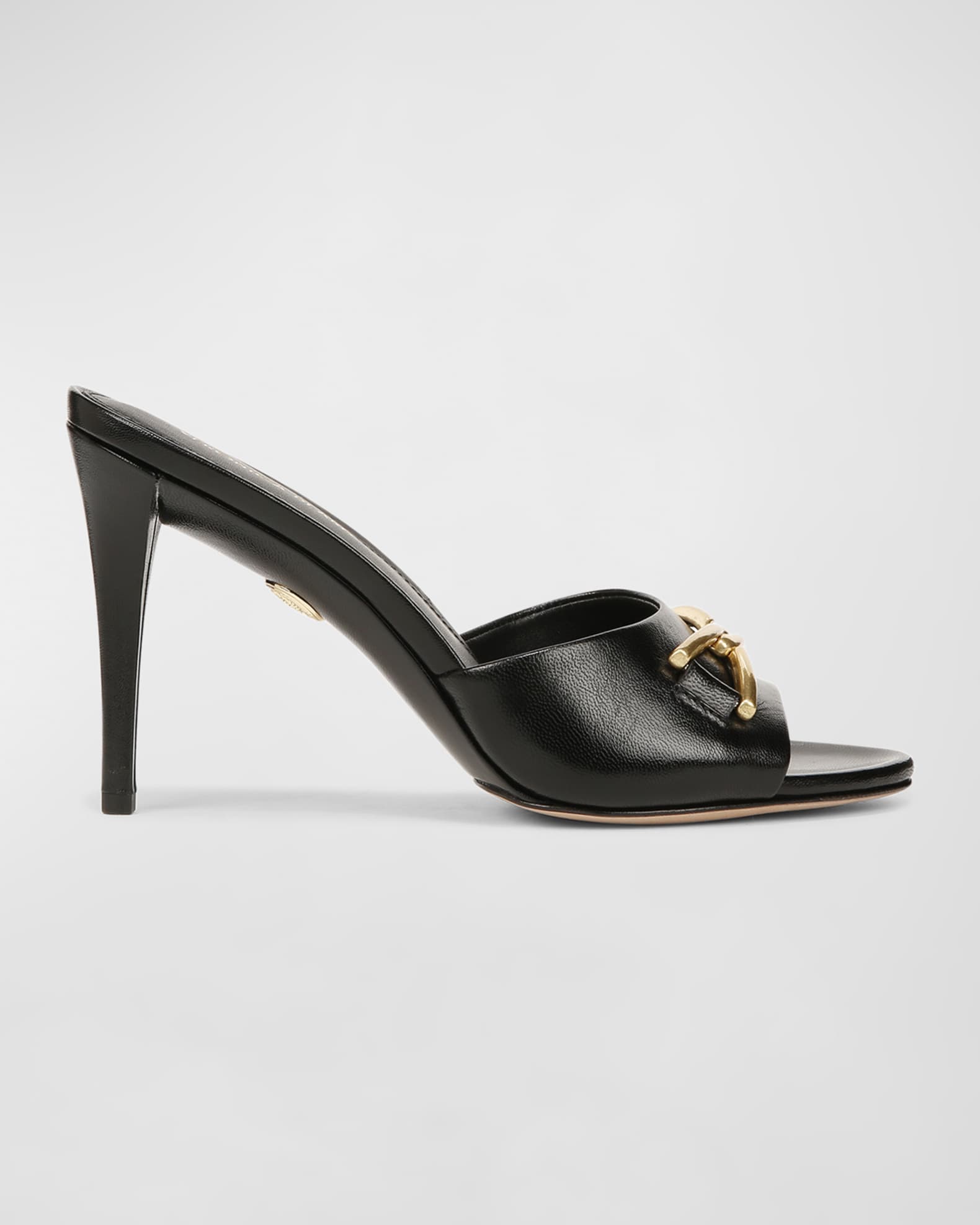 Veronica Beard Mirren Chain Stiletto Mule Sandals | Neiman Marcus