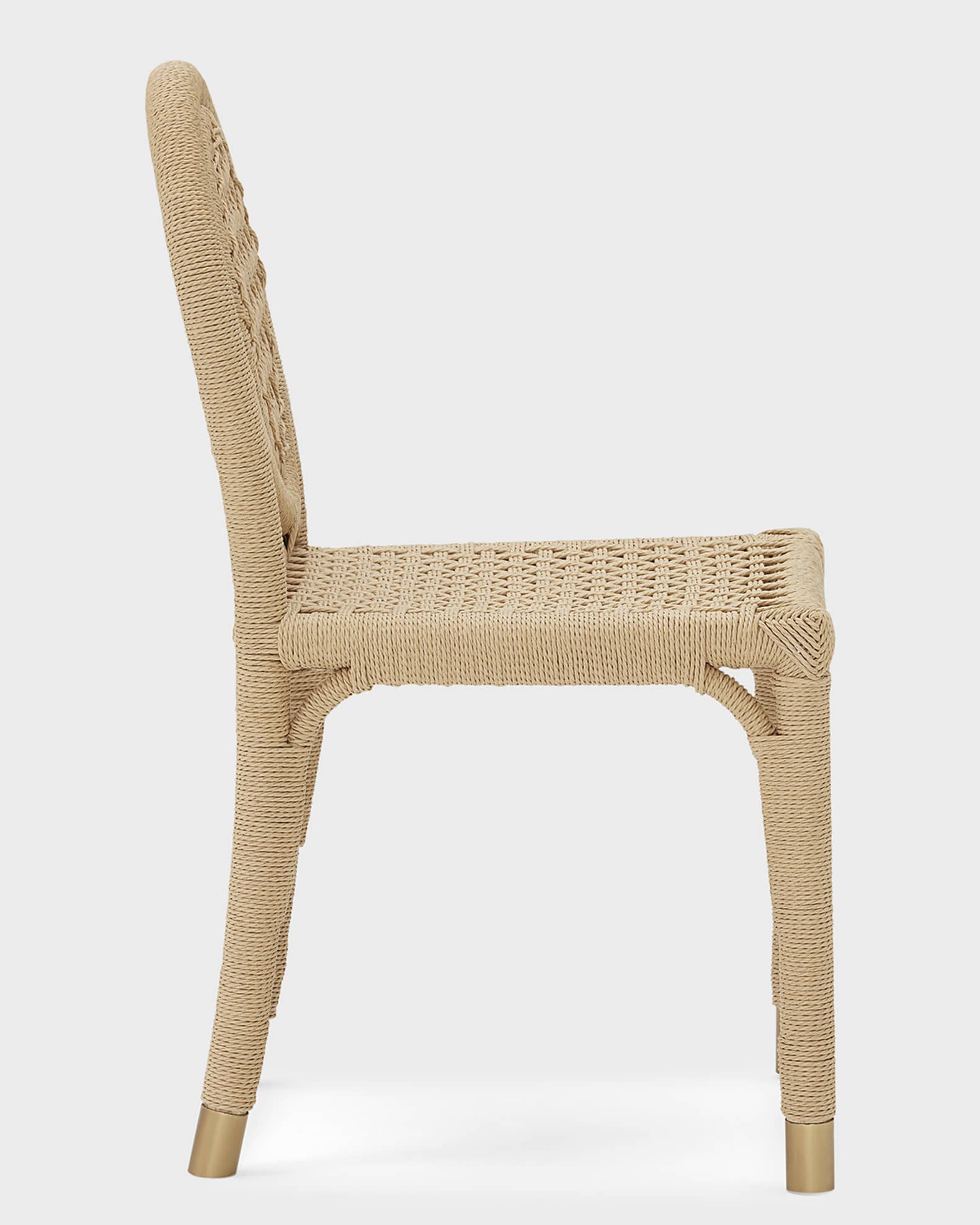 Worlds Away Pontainne Rattan Side Chair | Neiman Marcus