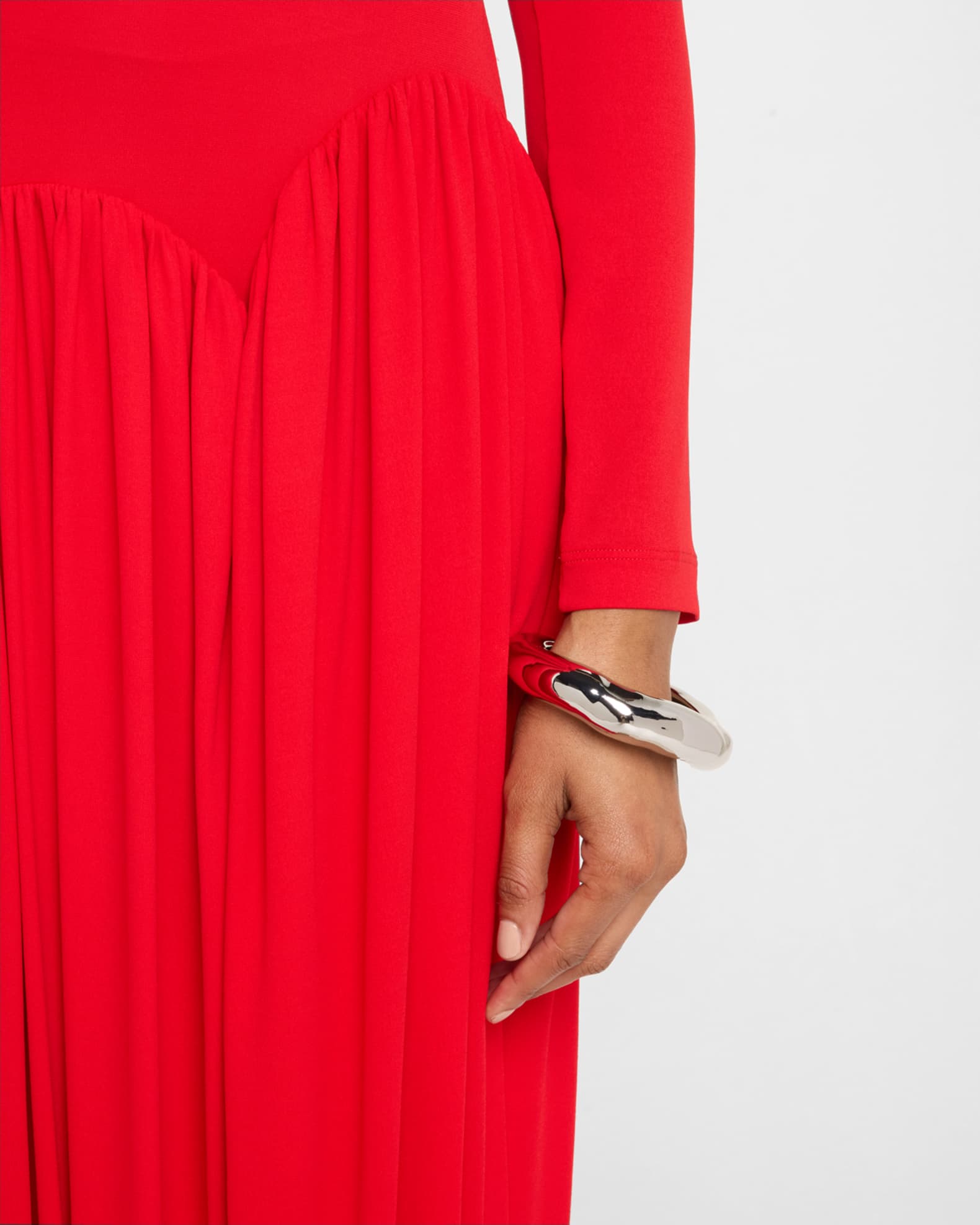 Molten Wide Bangle Bracelet, Size Large 1