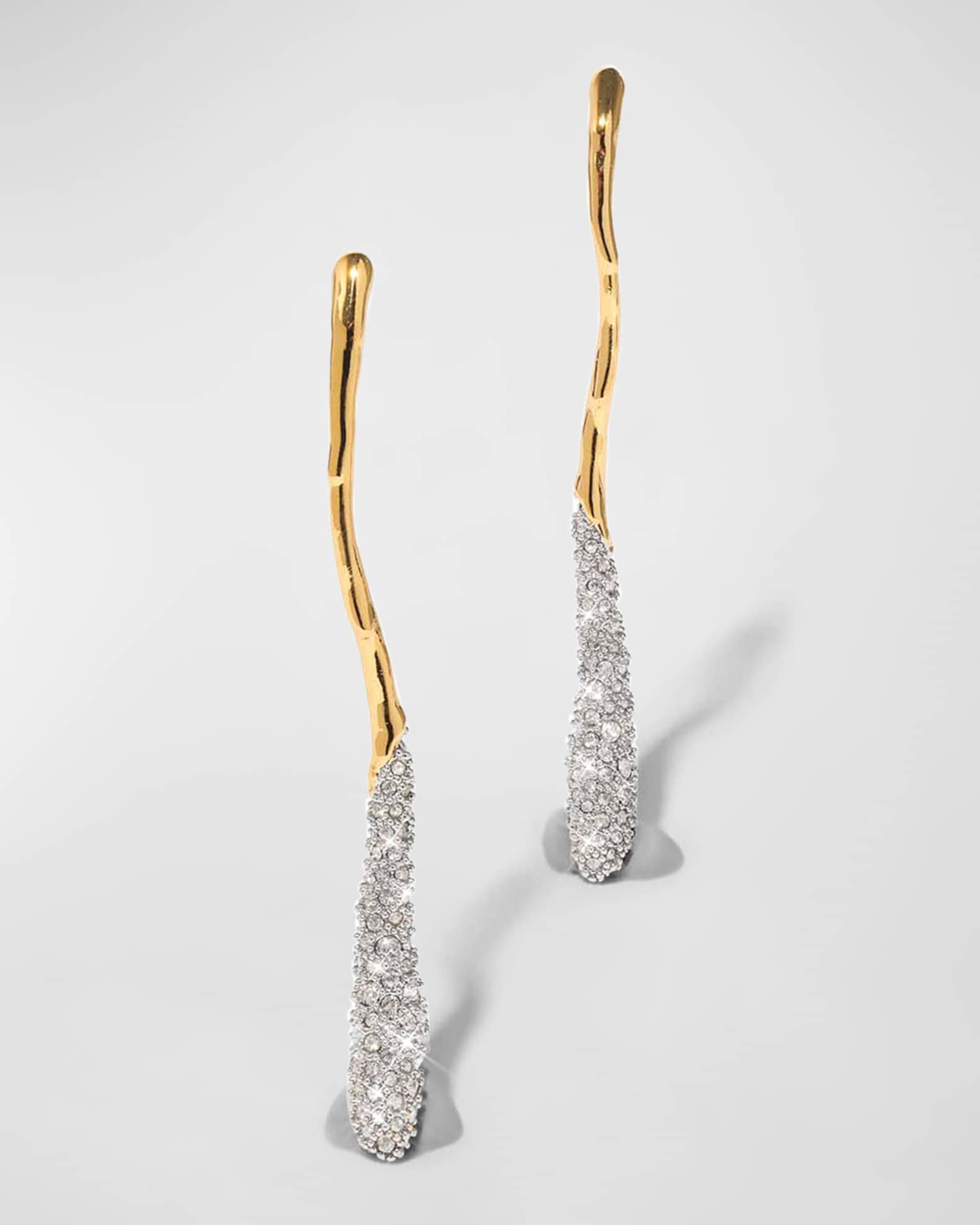 Alexis Bittar Solanales Linear Crystal Earrings