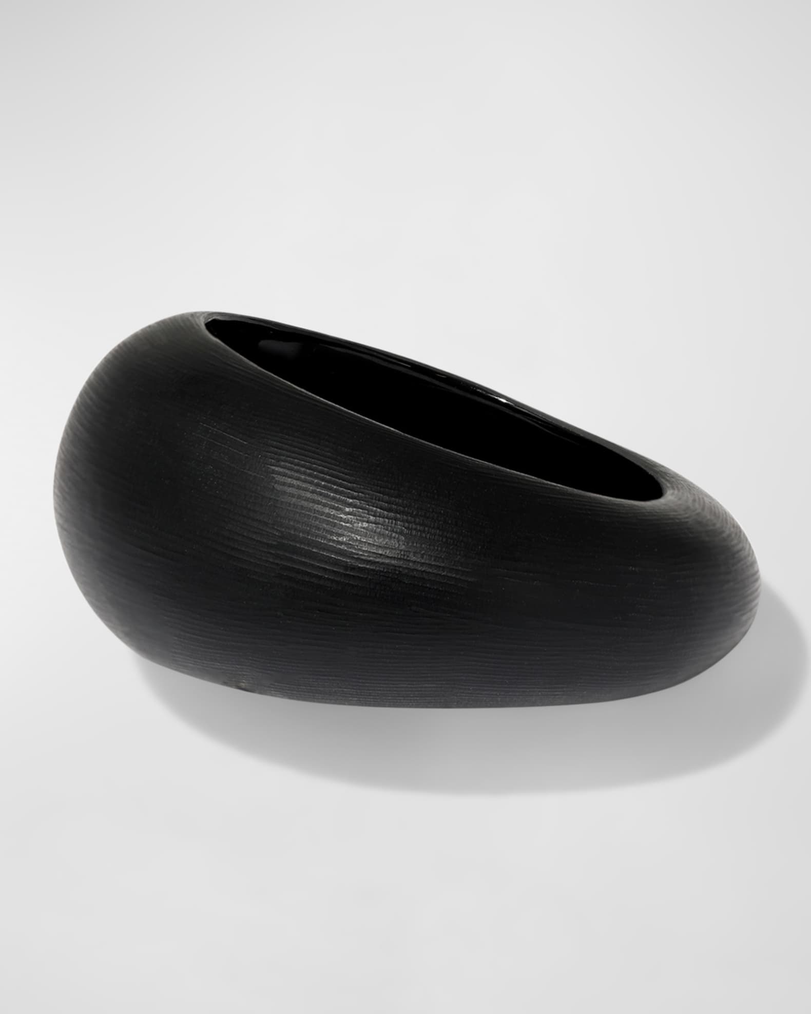 Puffy Lucite Tapered Bangle Bracelet 0
