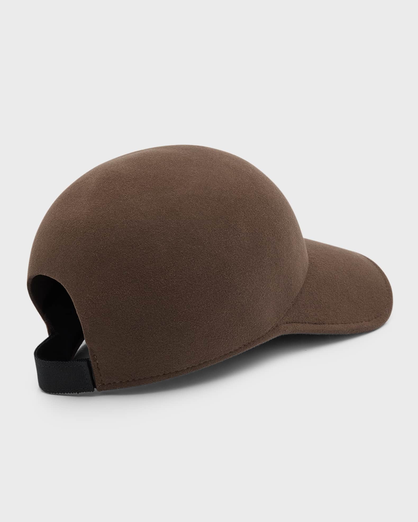 Burberry felted wool baseball cap on sale