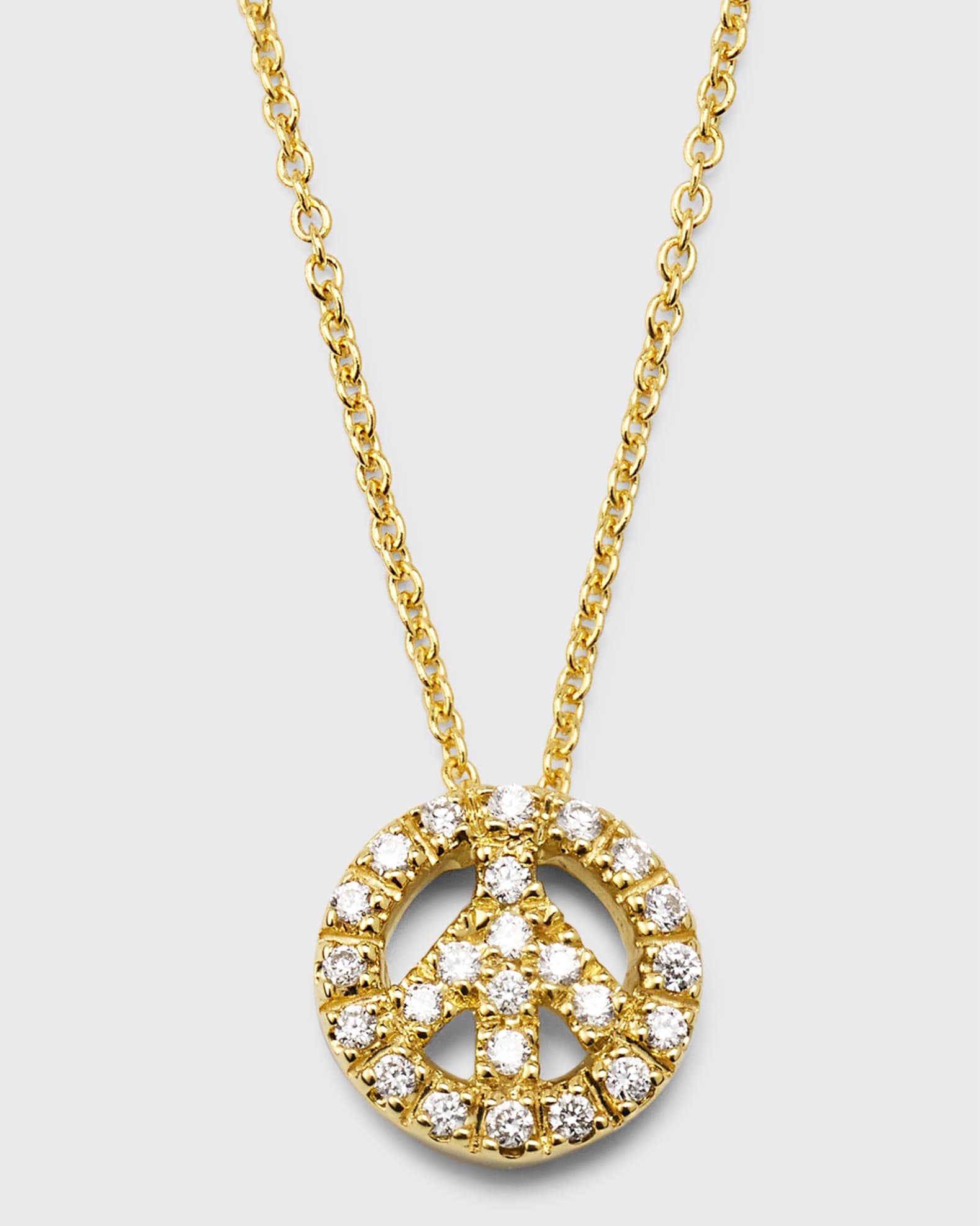Roberto coin peace sign necklace clearance