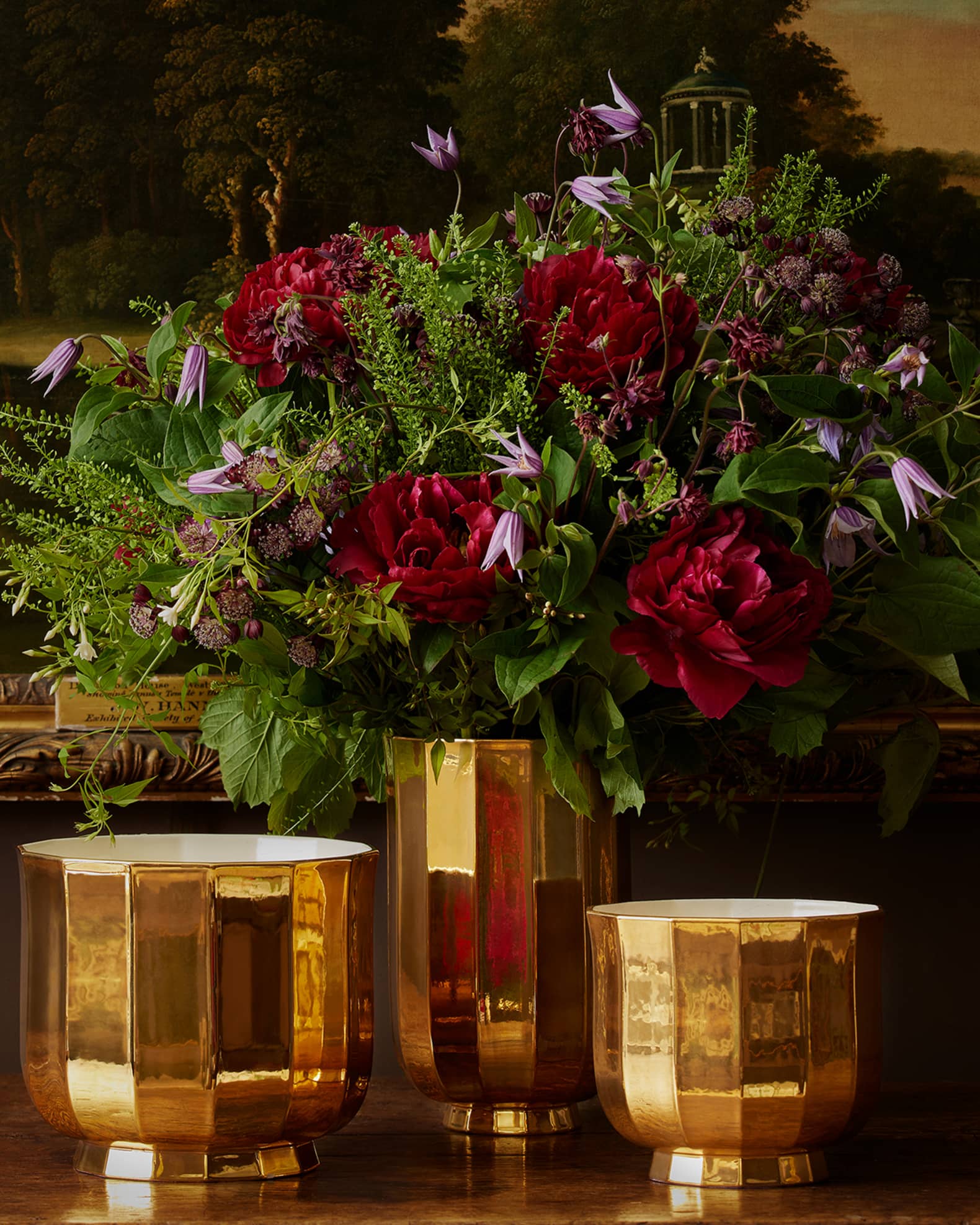 Delmara Golden Cachepot 1