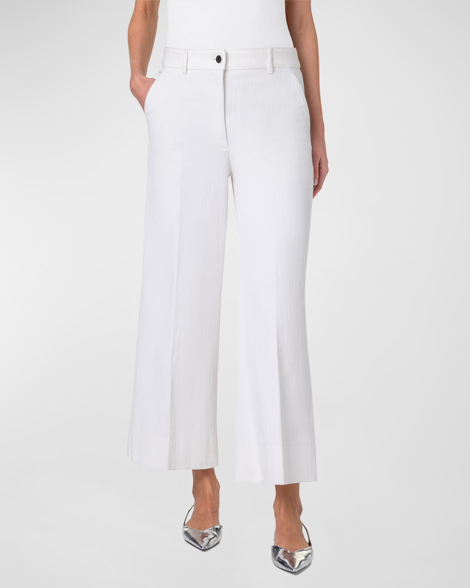 Chiara Denim Wide-Leg Pants 1