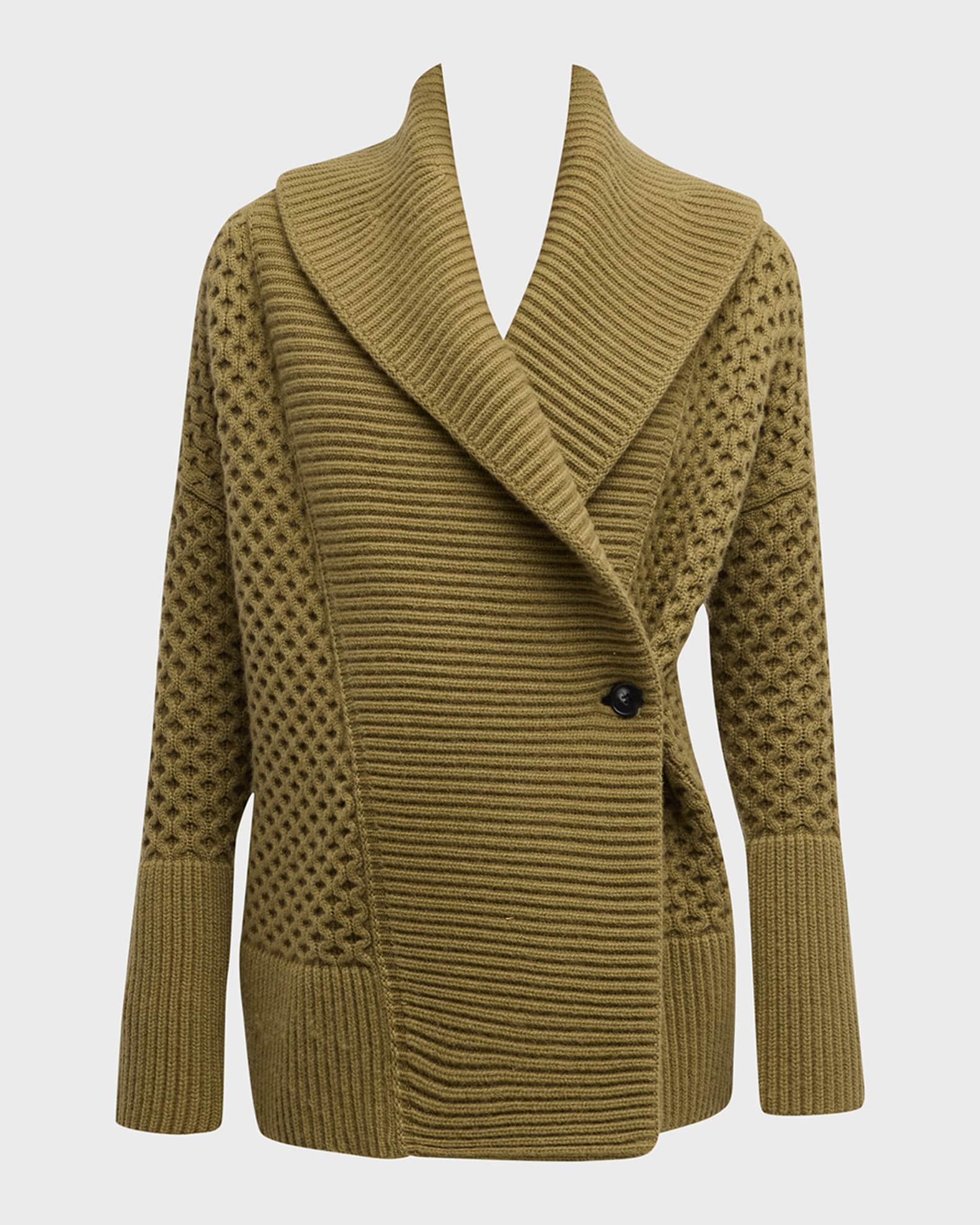 shawl cashmere cardigan
