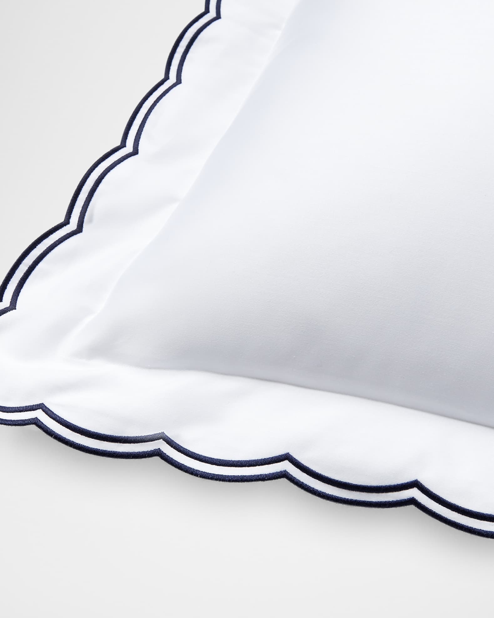 Malin Organic Cotton Scallop King Sham  1