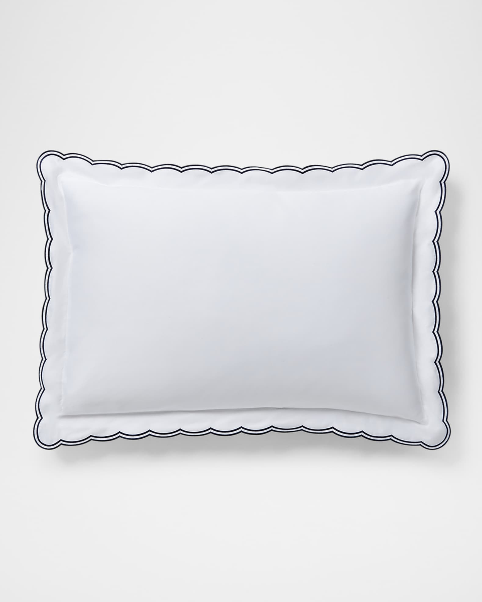 Malin Organic Cotton Scallop King Sham  0