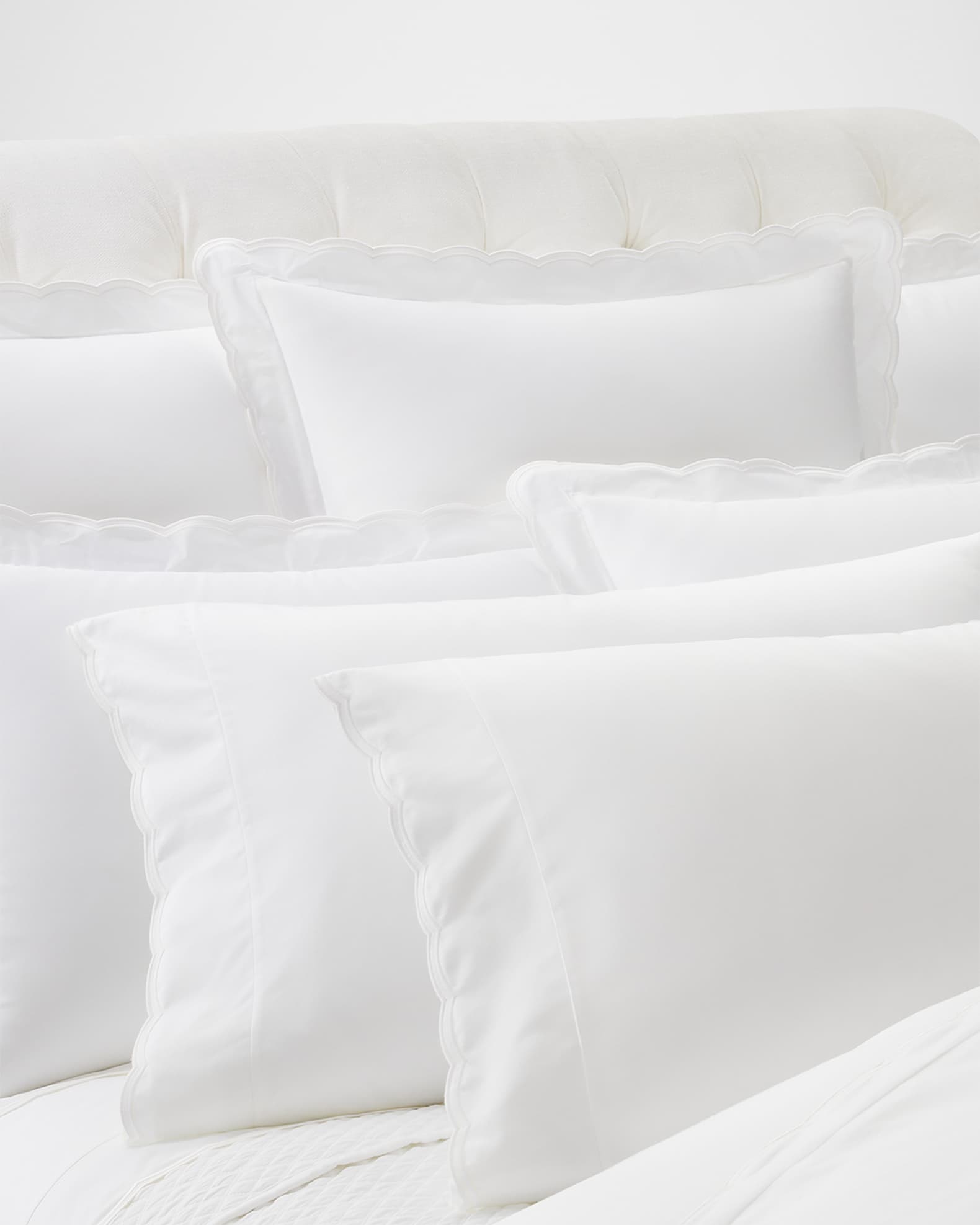 Malin Scallop 500 Thread Count Flat Sheet 0