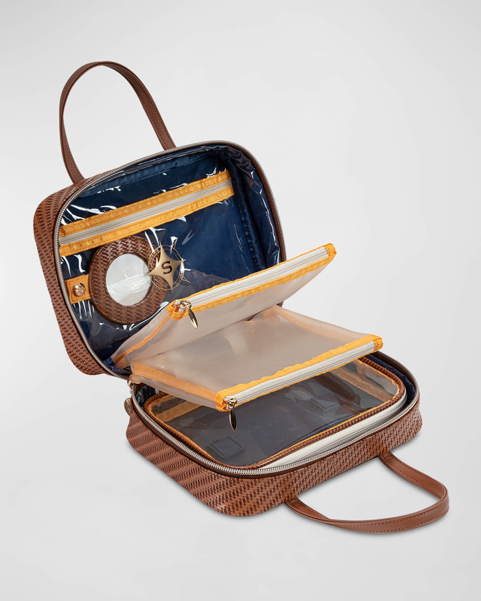 Stephanie Johnson Rosewood Cognac ML Traveler Neiman Marcus