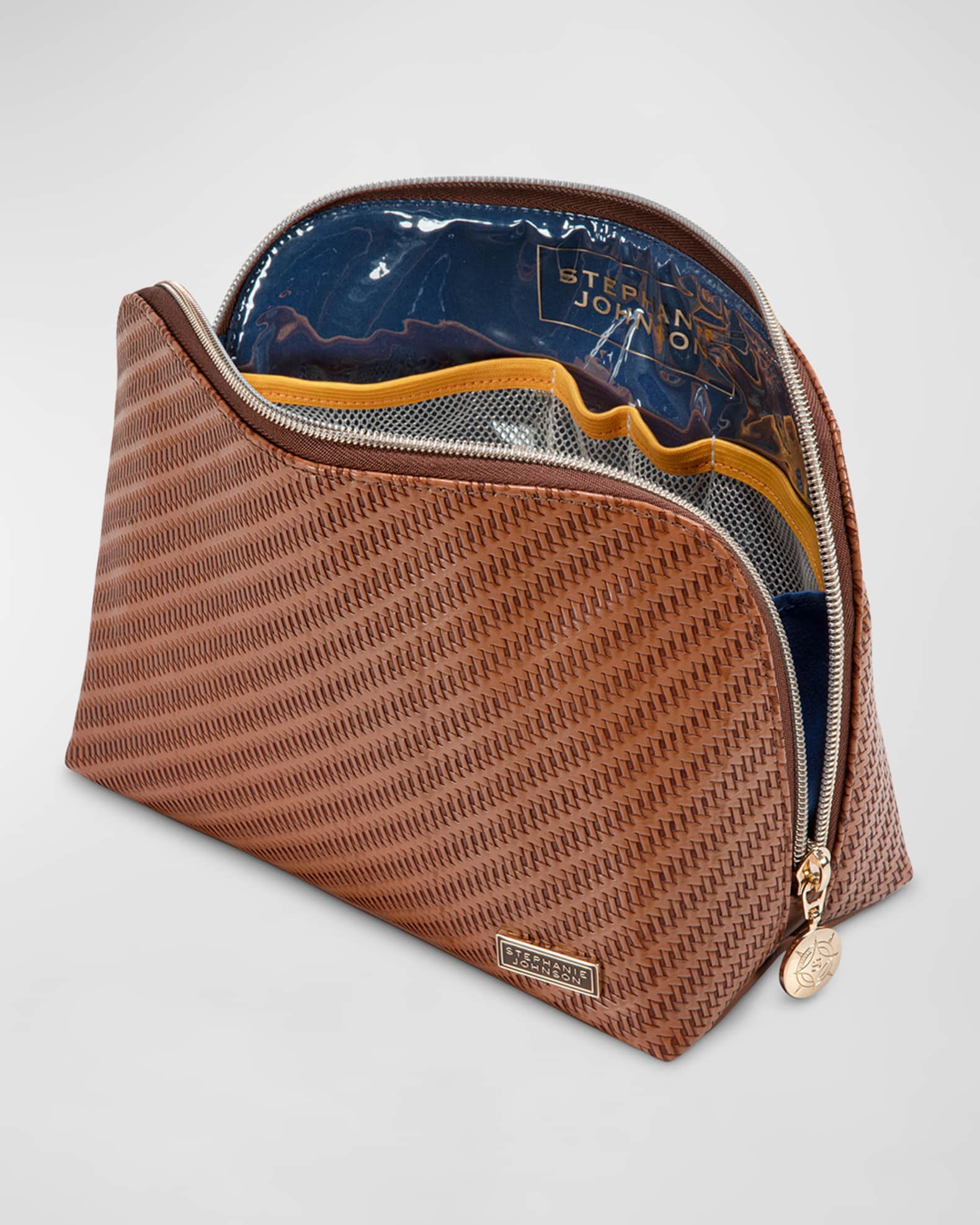 Rosewood Cognac Lola Makeup Bag