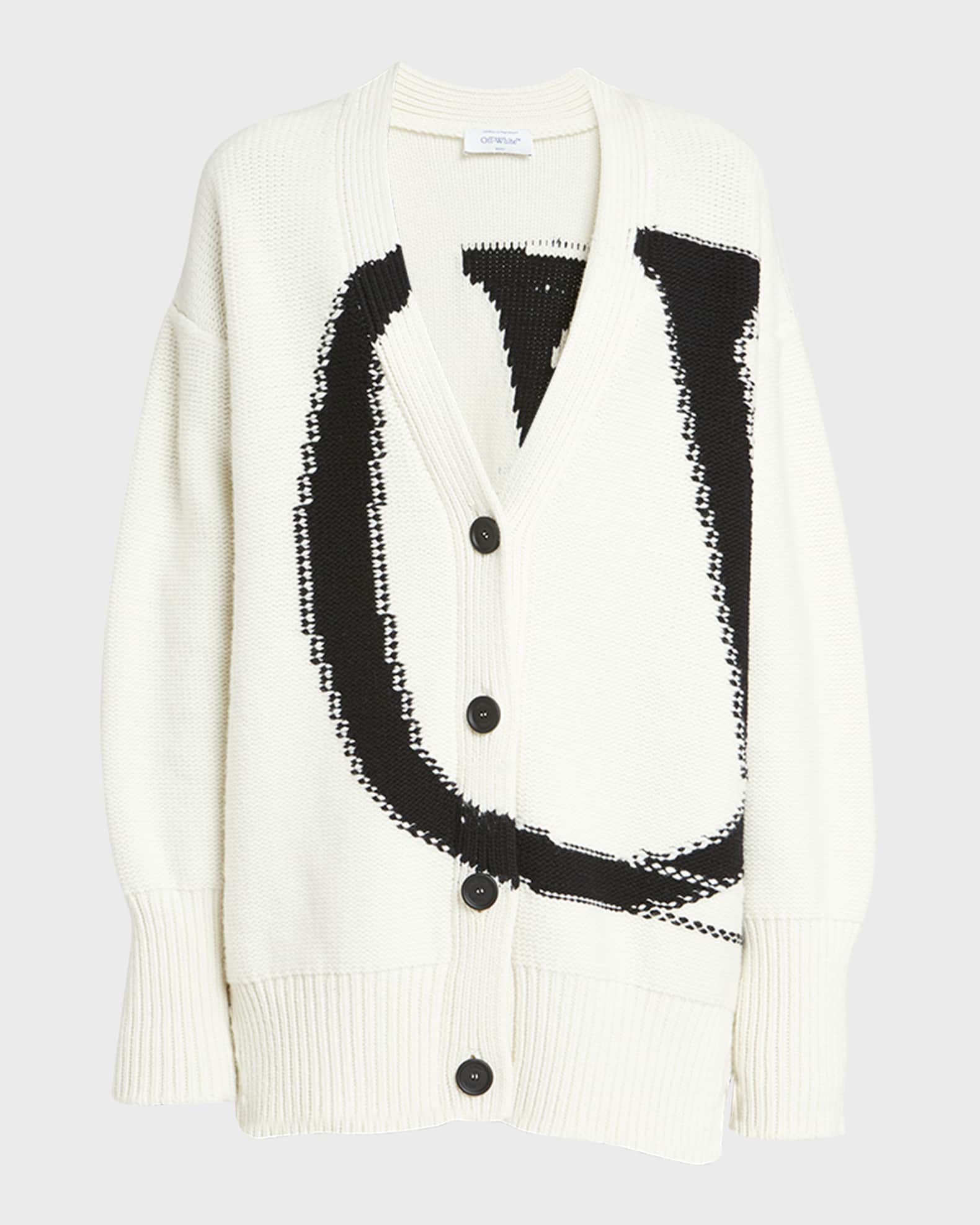 Lutra Jump - Decora Intarsia Knit Cardigan