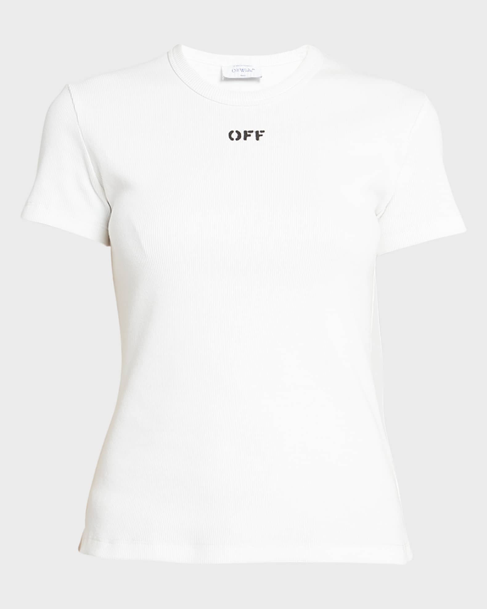 Off white tee shirt womens sales