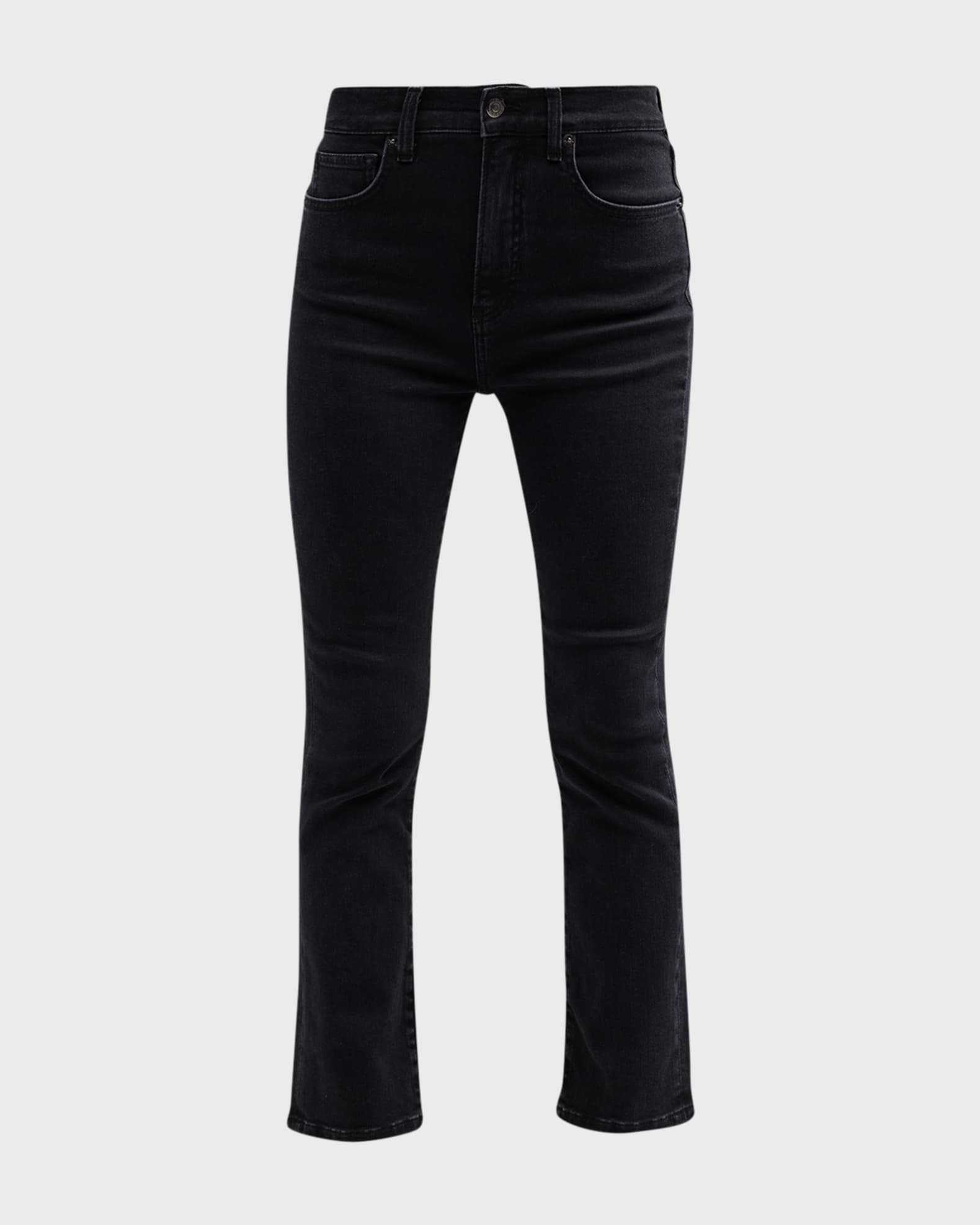 Veronica Beard Carly Kick-Flare Cropped Jeans