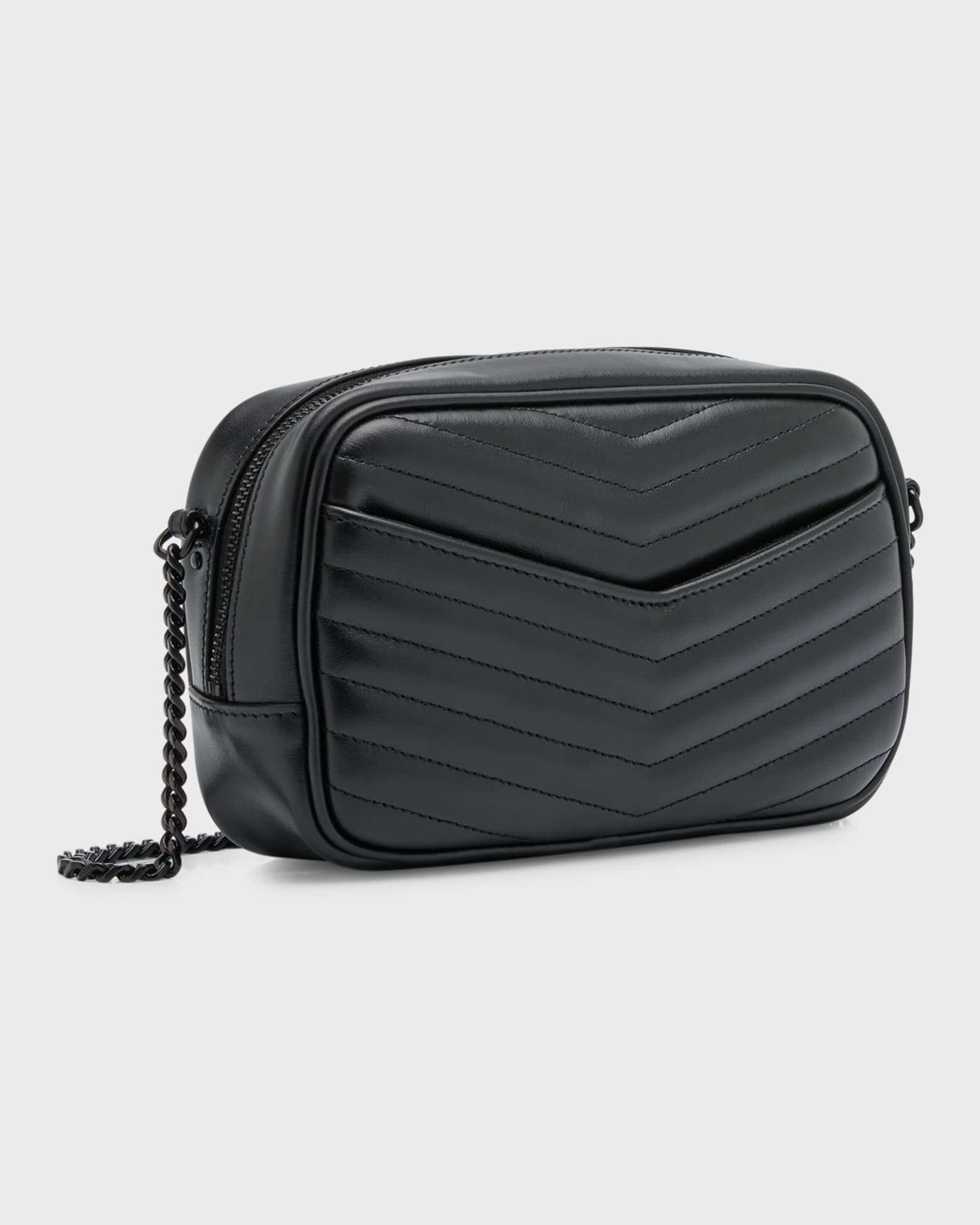 Saint Laurent Lou Mini YSL Camera Bag in Smooth Quilted Leather | Neiman  Marcus